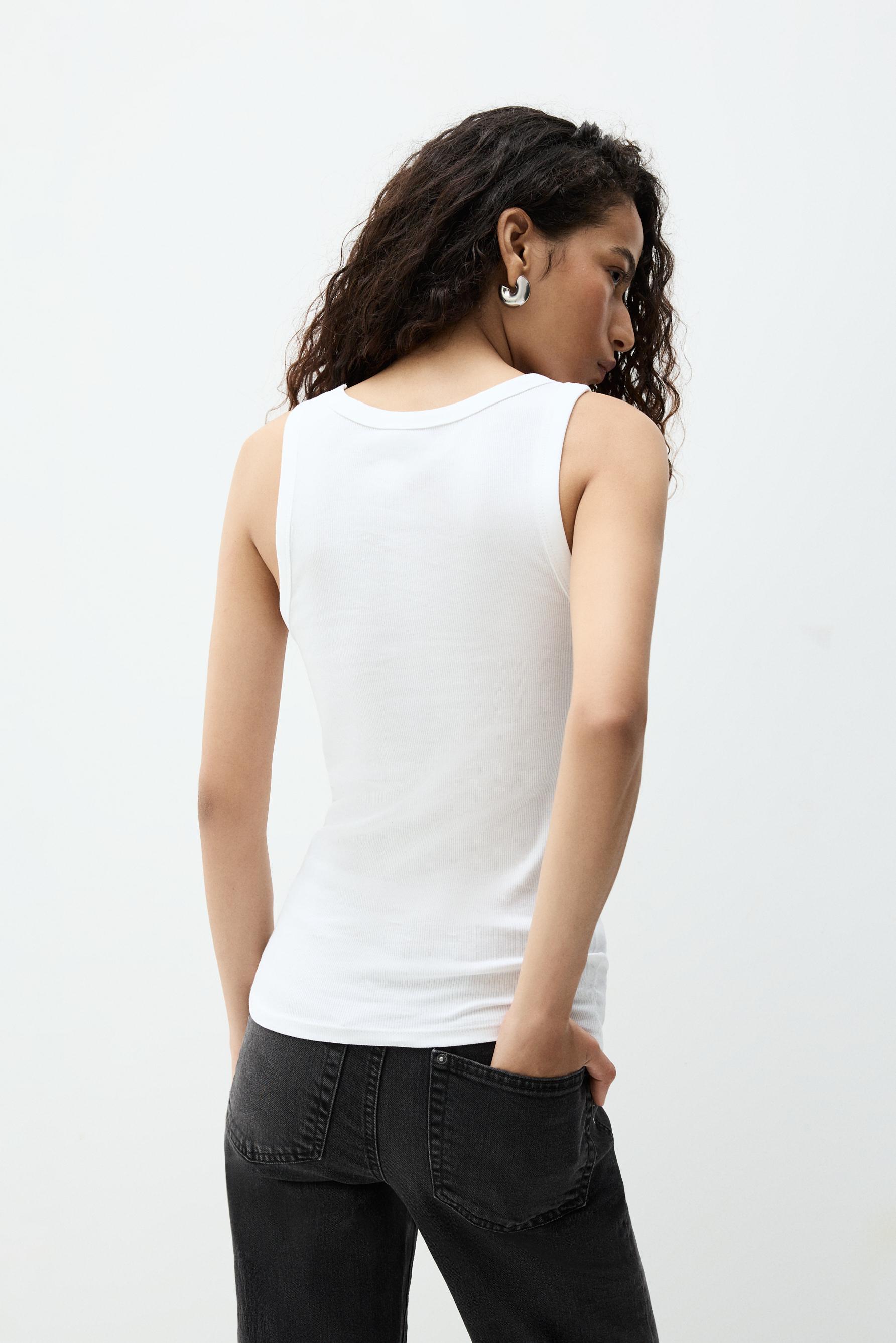 2-pack of racerback T-shirts — CHOCOLATE