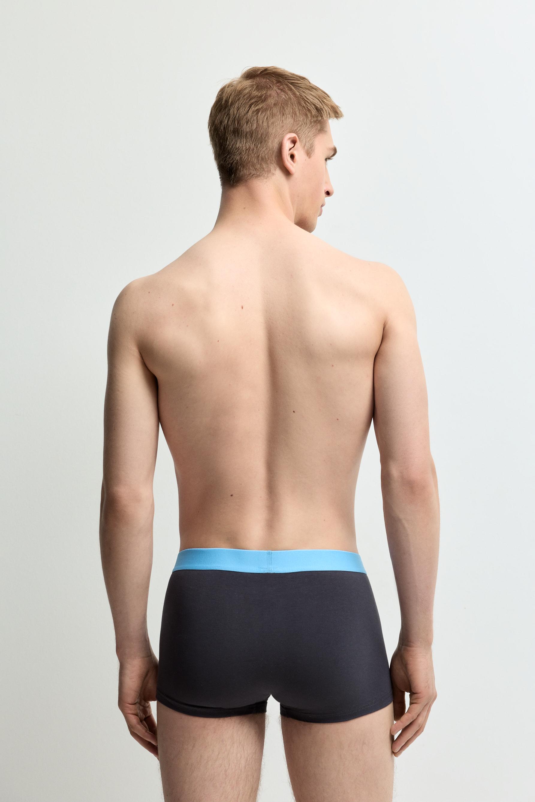 Mixed boxer briefs (5-pack) — BLUE TONES