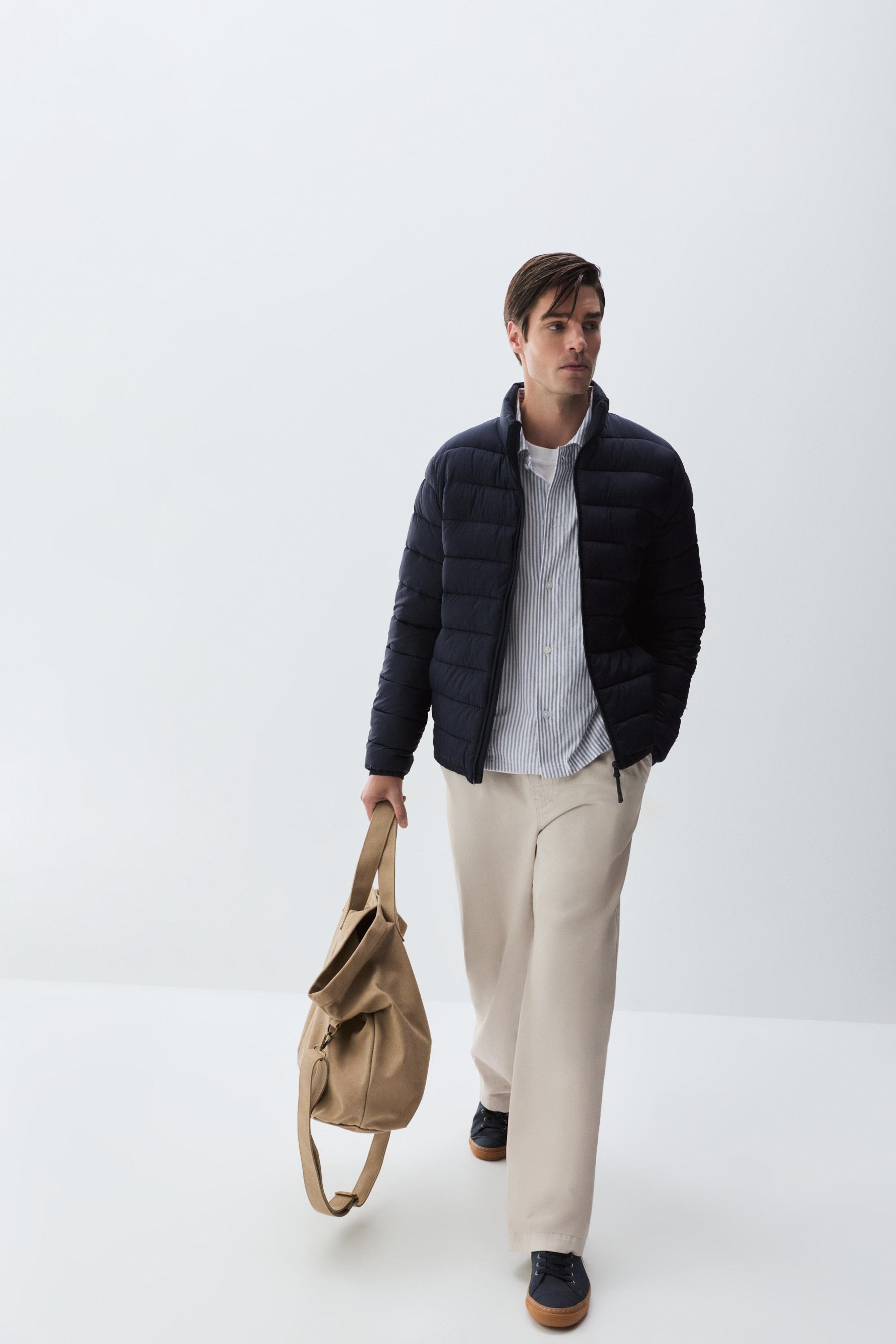 Lightweight quilted jacket — NAVY