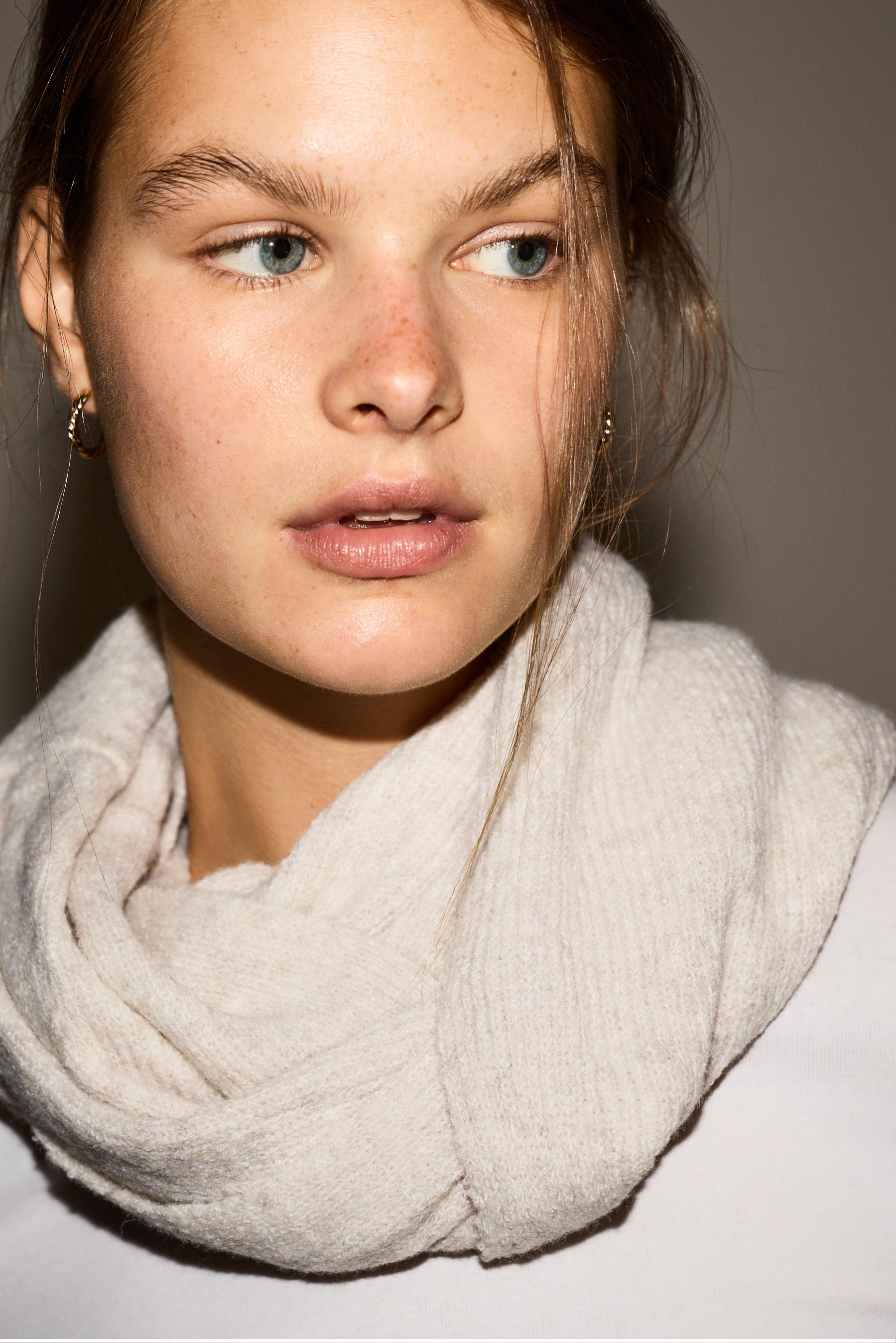 Solid double snood — SAND MARL