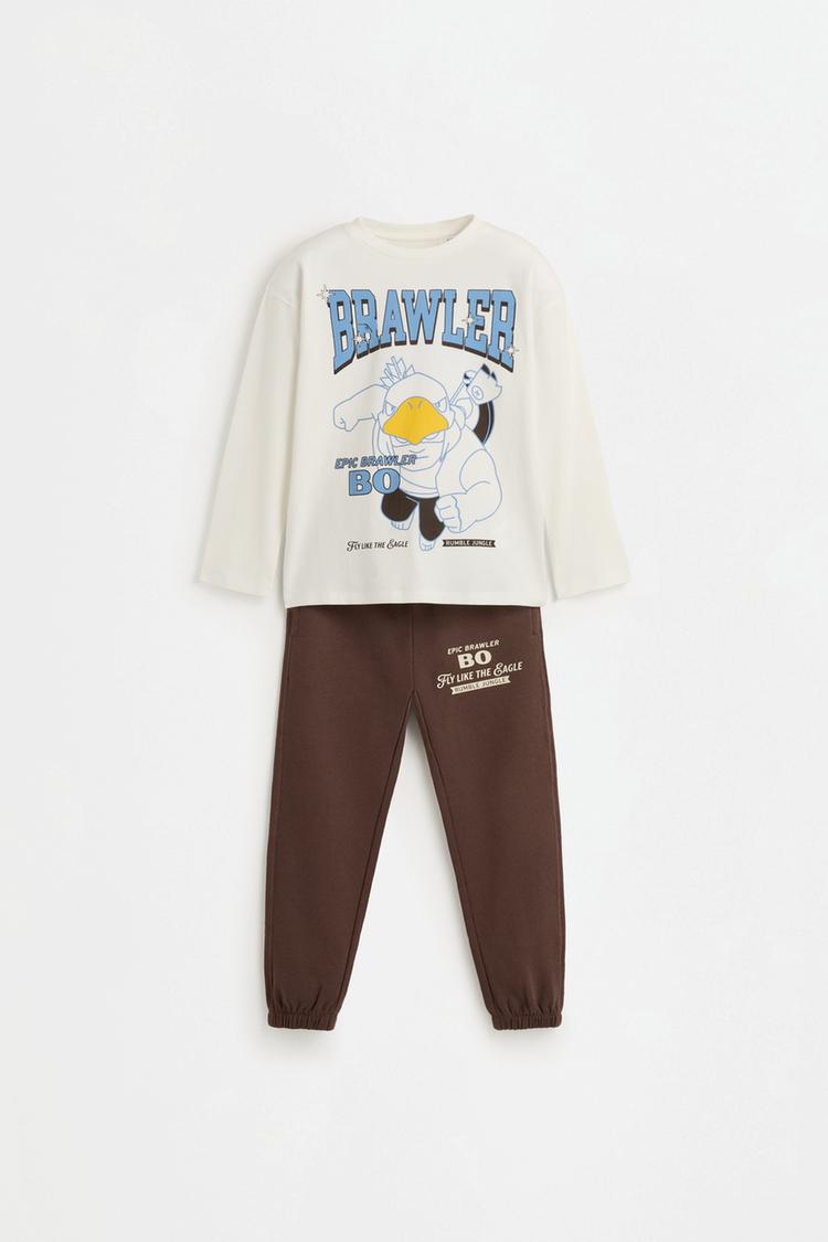Brawl Stars ©Supercell Oy T-shirt and pants co-ord — GREY