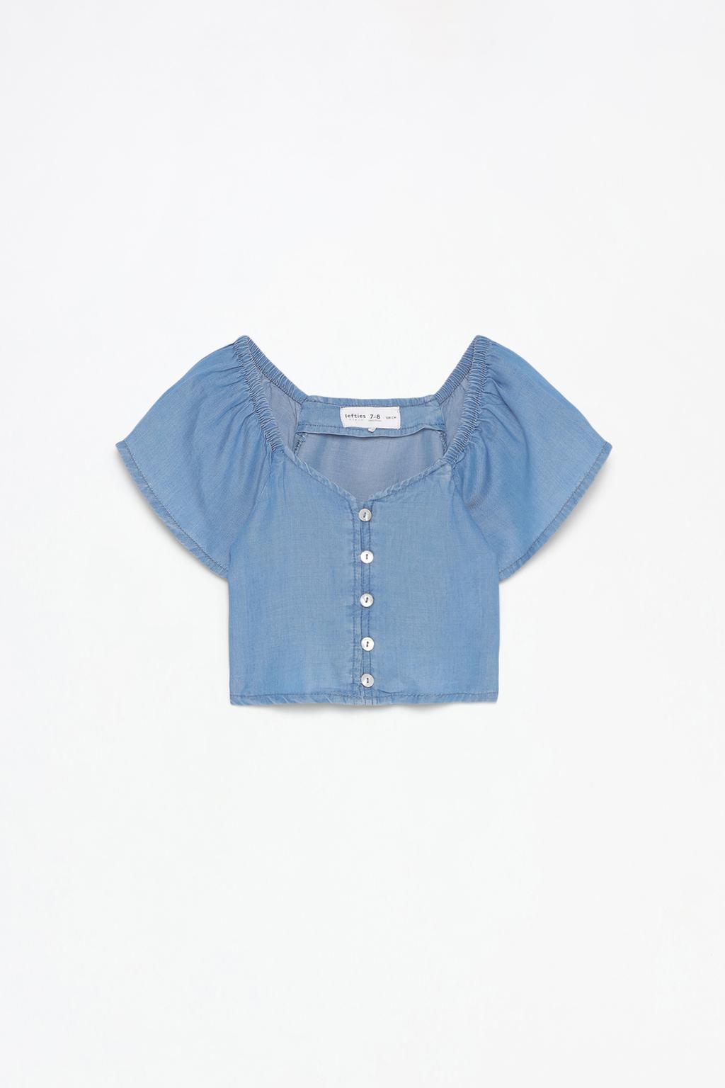 Lightweight denim top