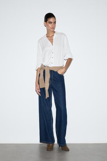 Basic Henley shirt — WHITE 2