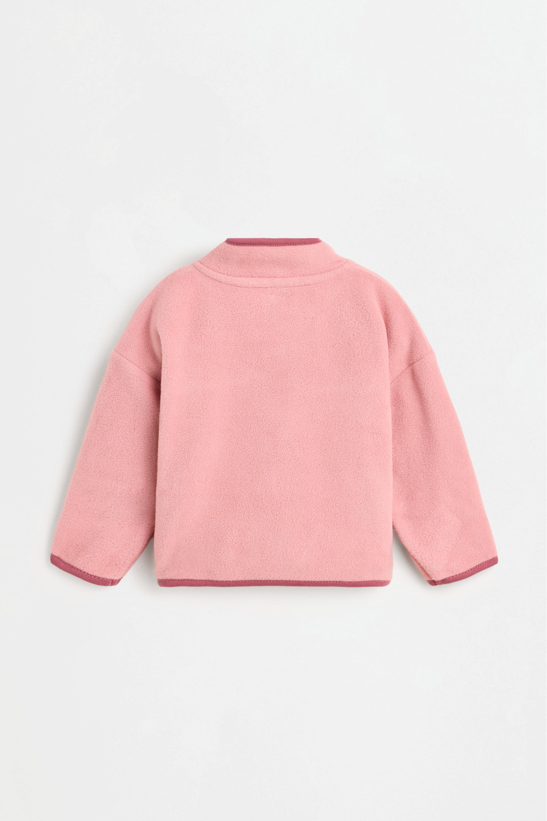 Fleece jacket and trousers set — PINK