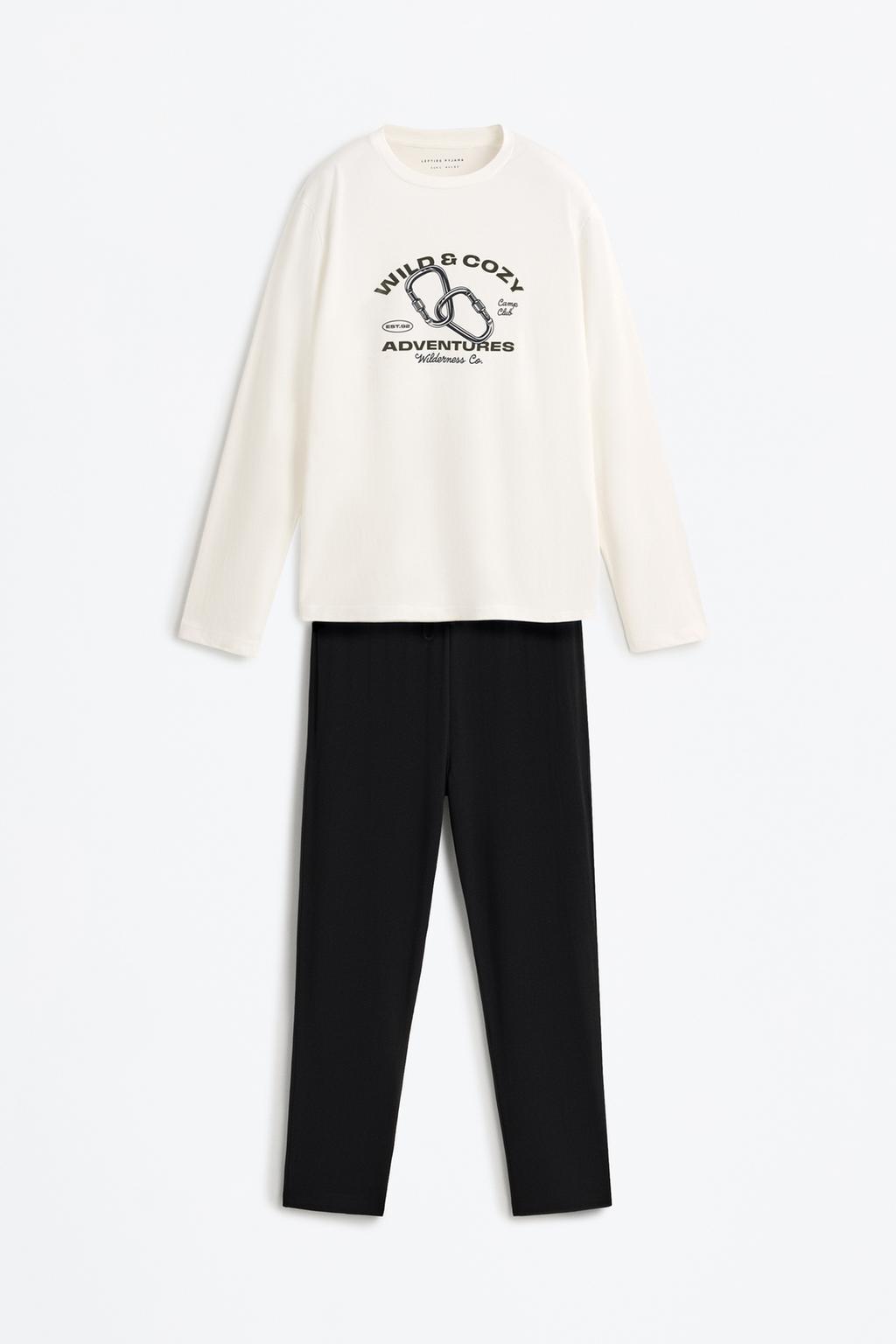 Long printed pyjamas