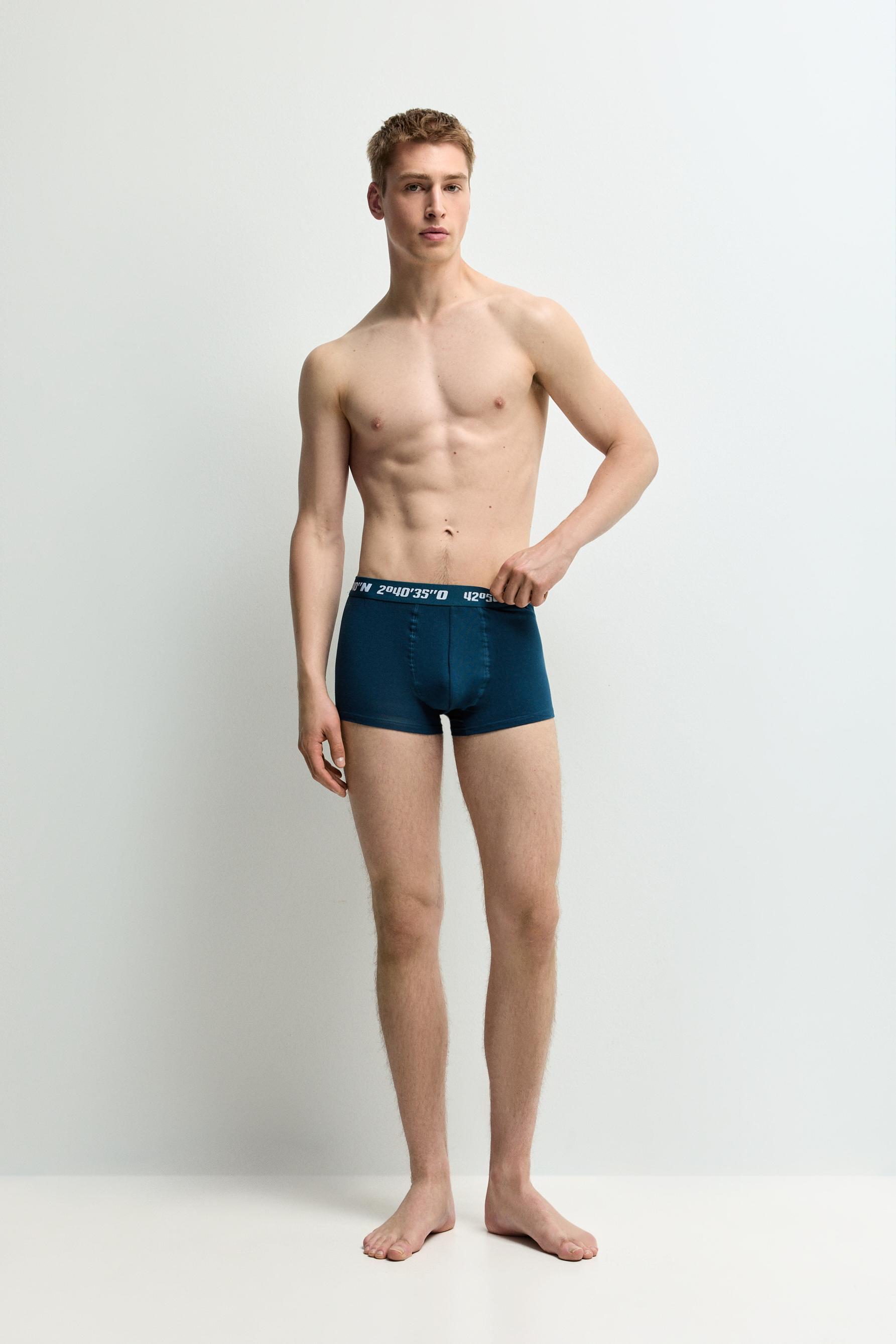 Contrast boxers (Pack of 5) — GREY TONES