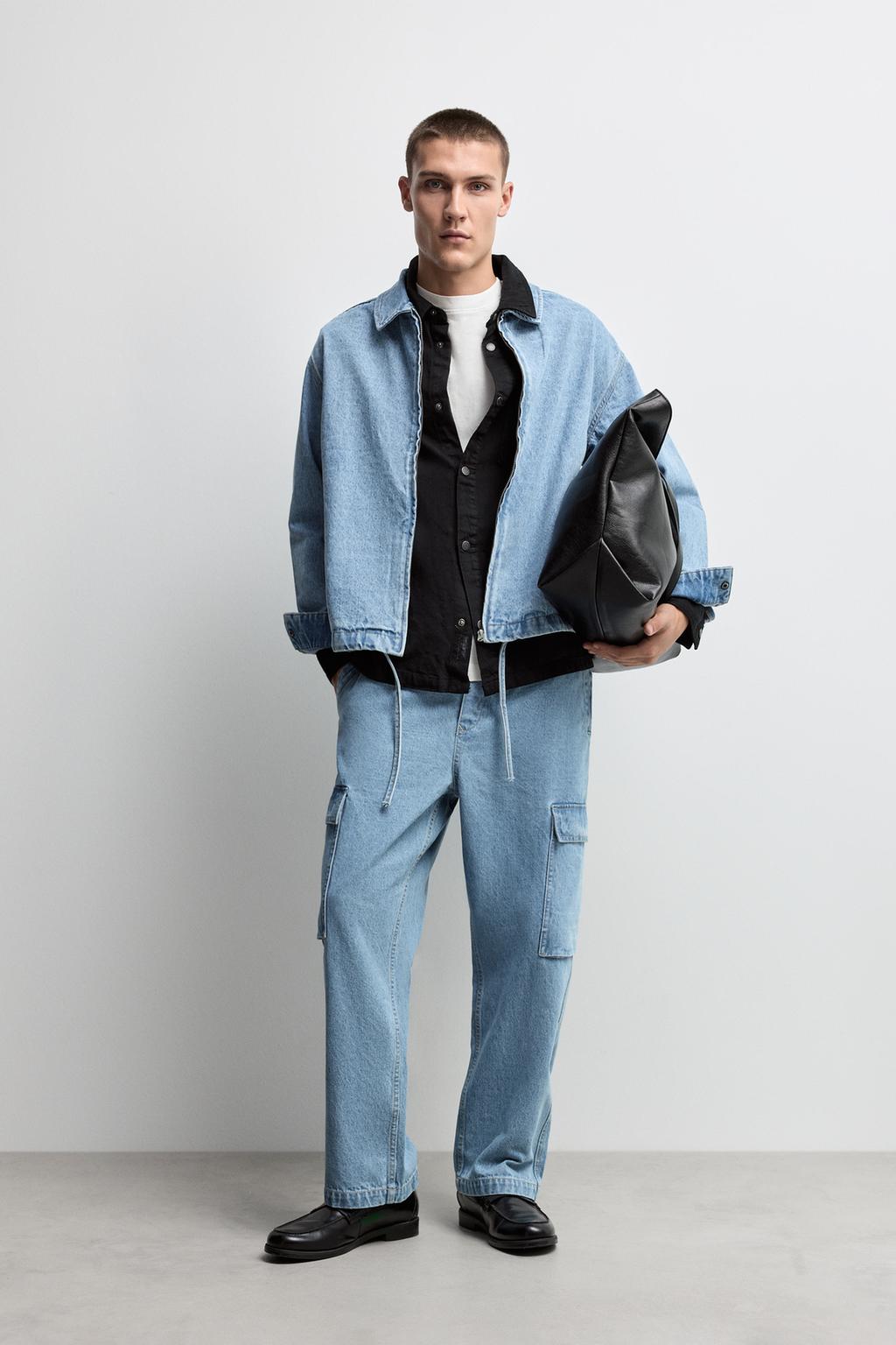 Lefties Cargo boş kəsim jogger cins