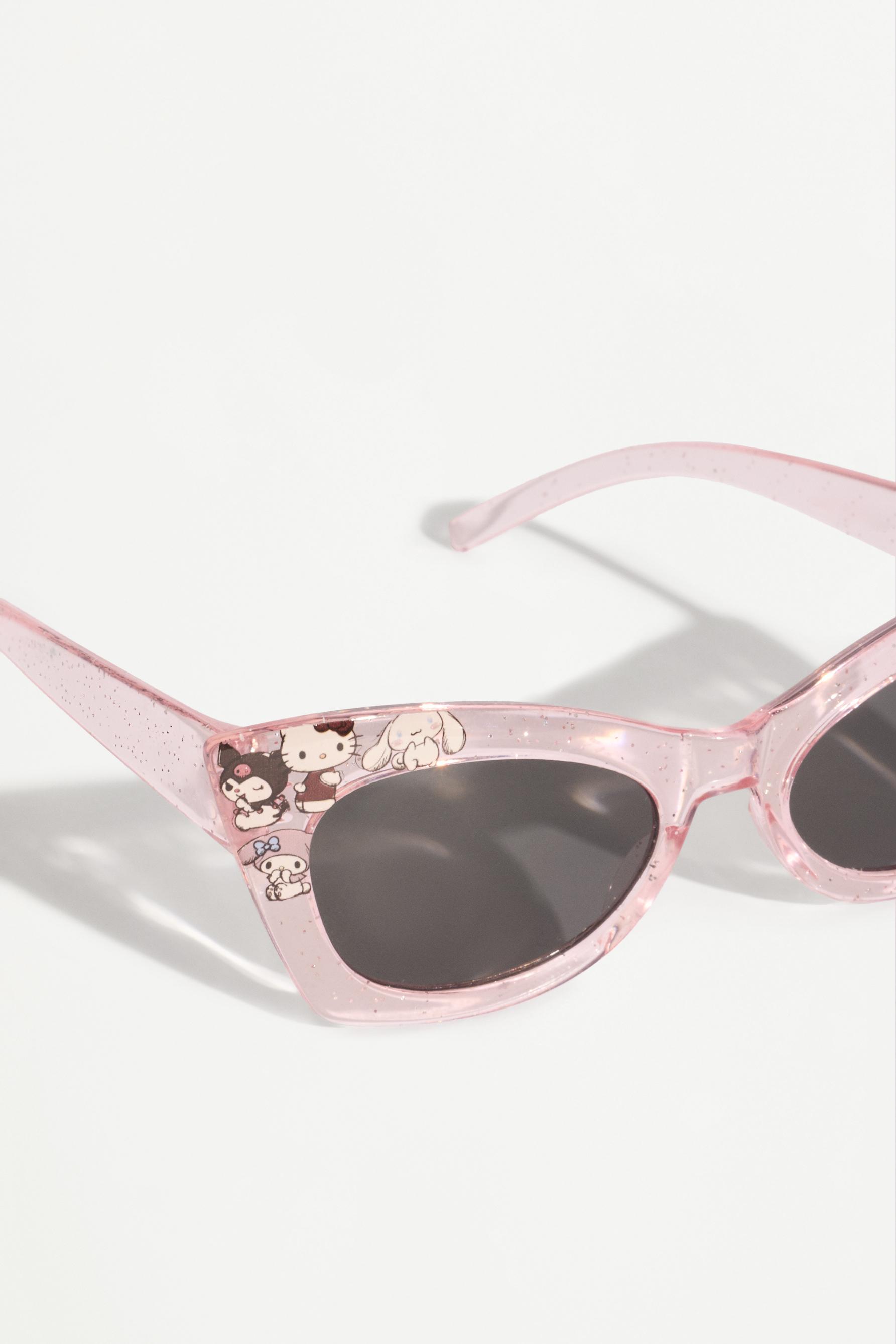 Hello Kitty ©SANRIO eye cat glasses — PALE PINK