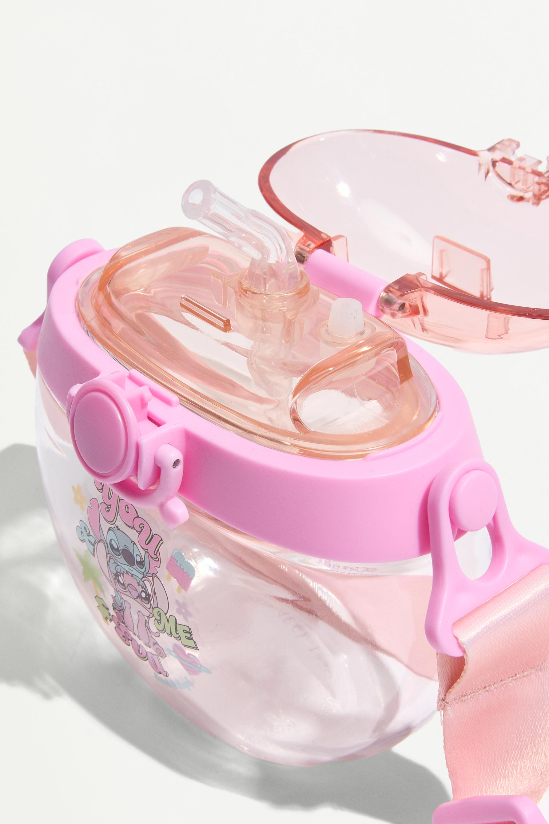 Stitch & Angel ©Disney canteen with strap — PINK