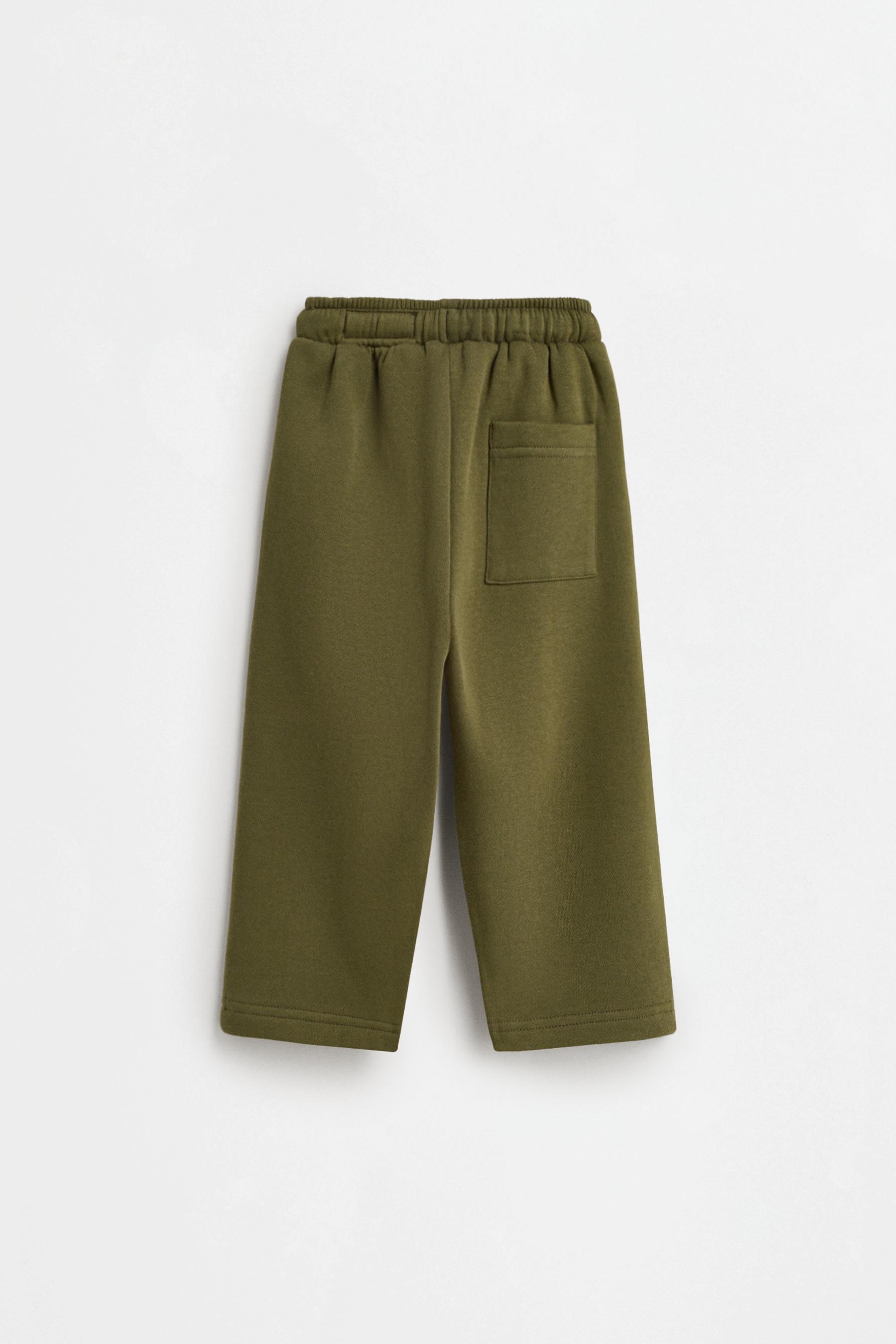 Printed Joggers — DARK KHAKI