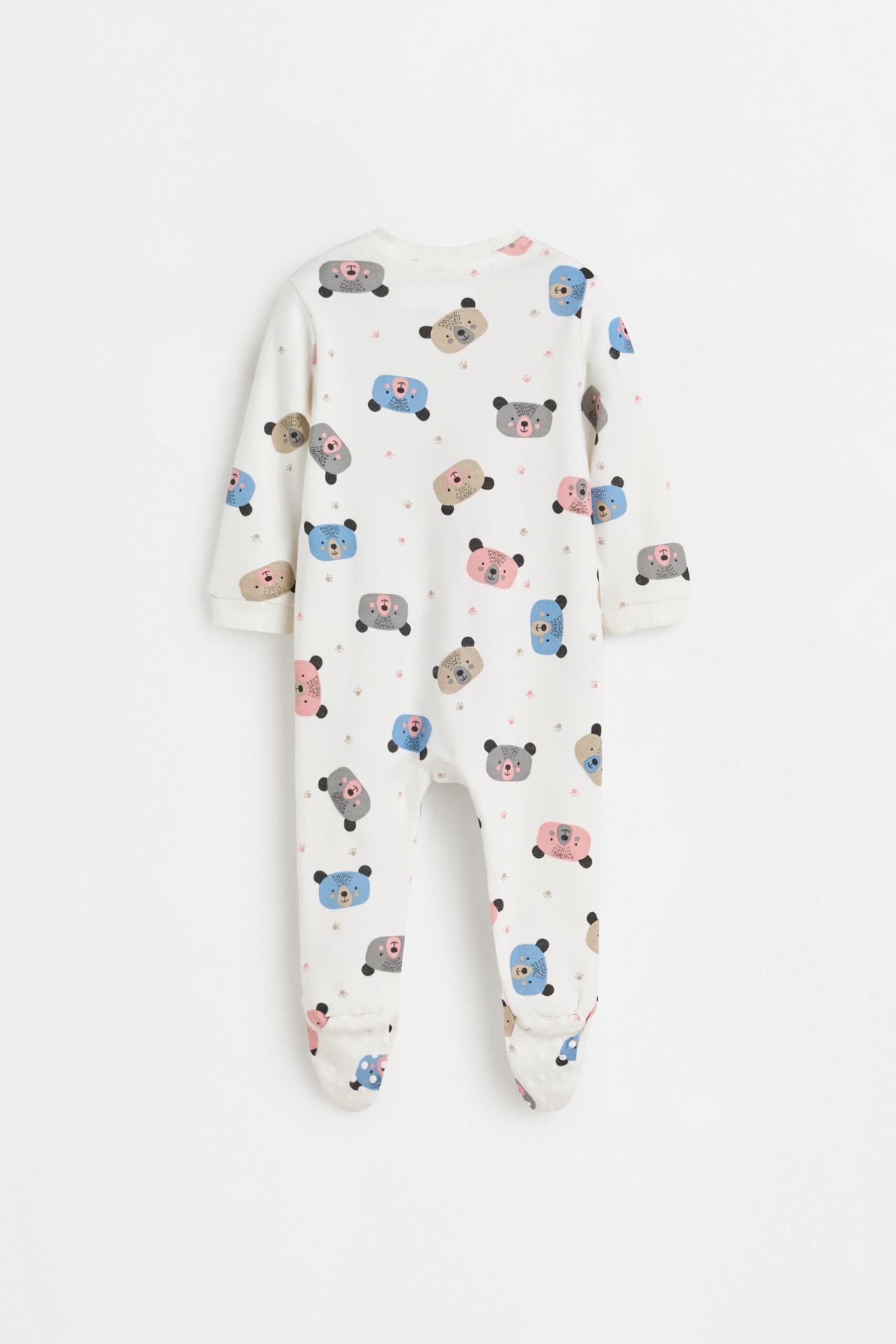 Pack of 2 all-over heart print sleepsuits — ROSE PINK