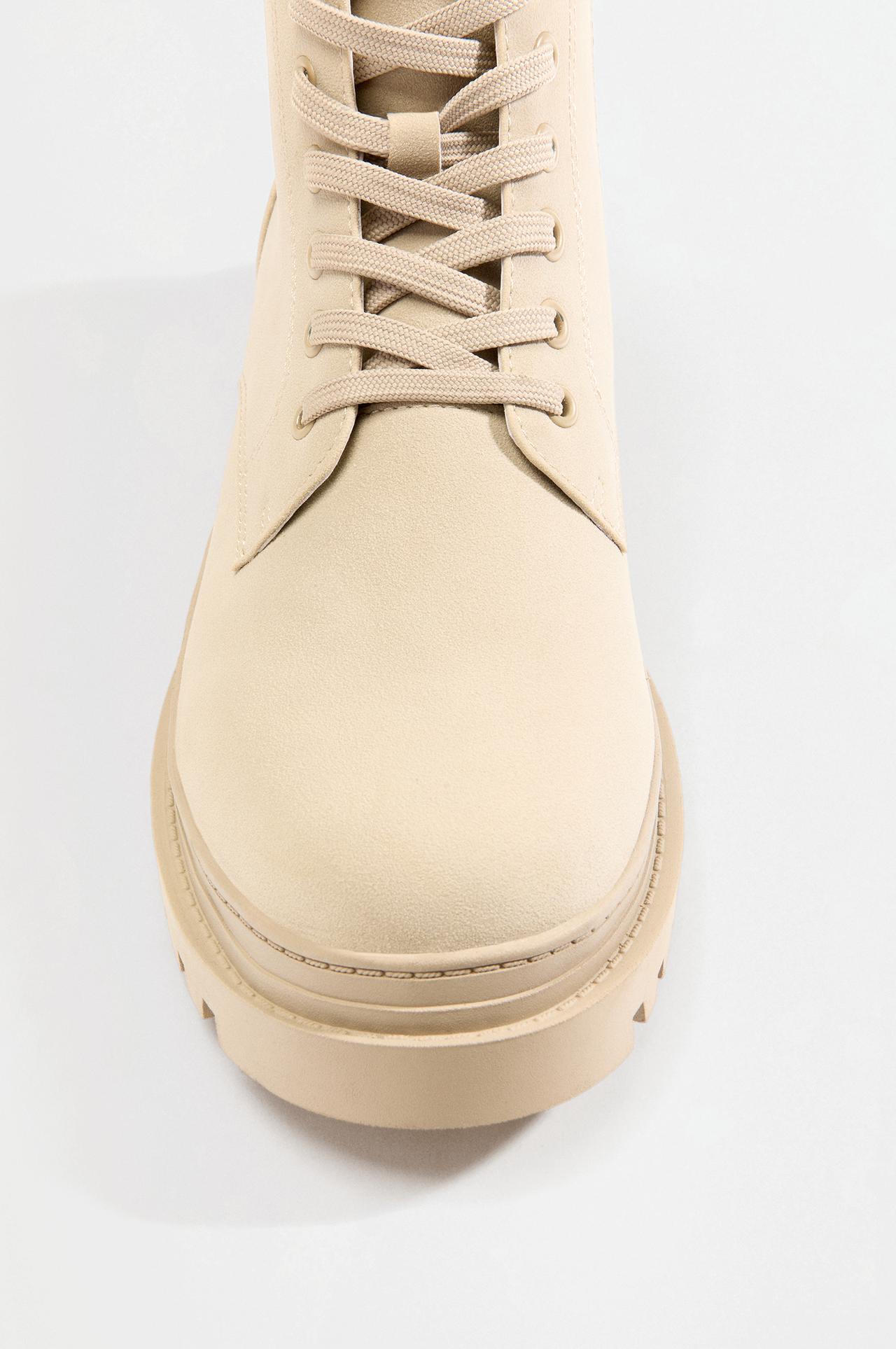 Track Boots — BEIGE