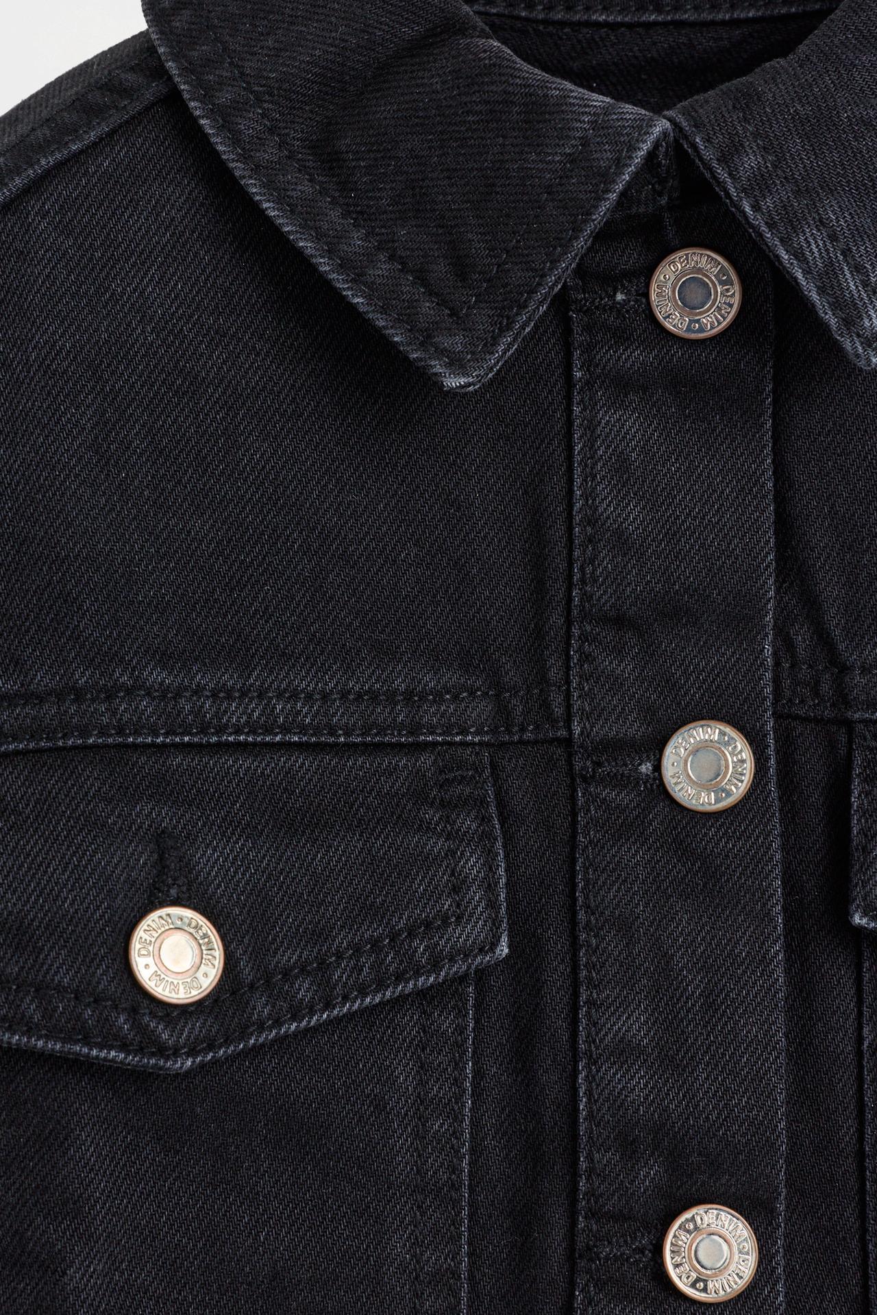 Denim jacket — BLACK