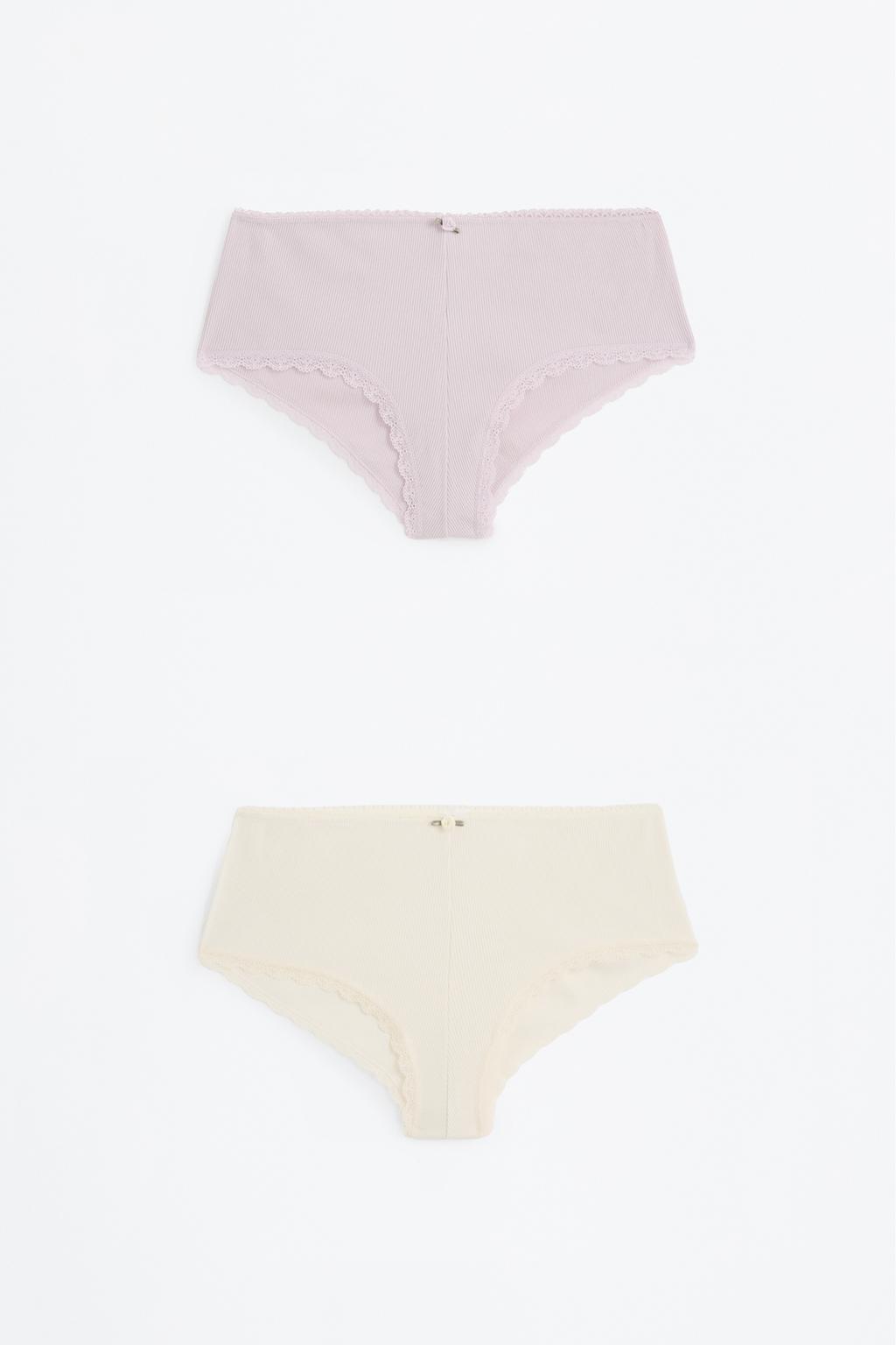 2-pack of ribbed briefs