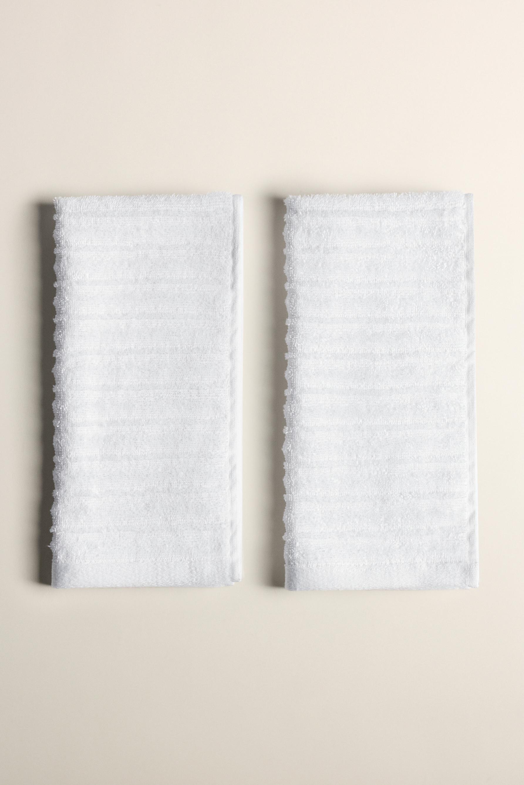 Toalla facial estructura 30 x 50 cm (Pack 2)