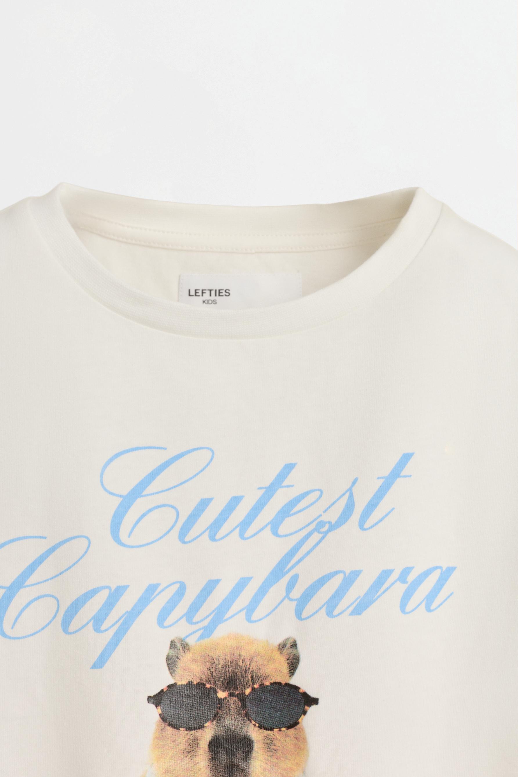 Printed photograph T-shirt — OFF WHITE