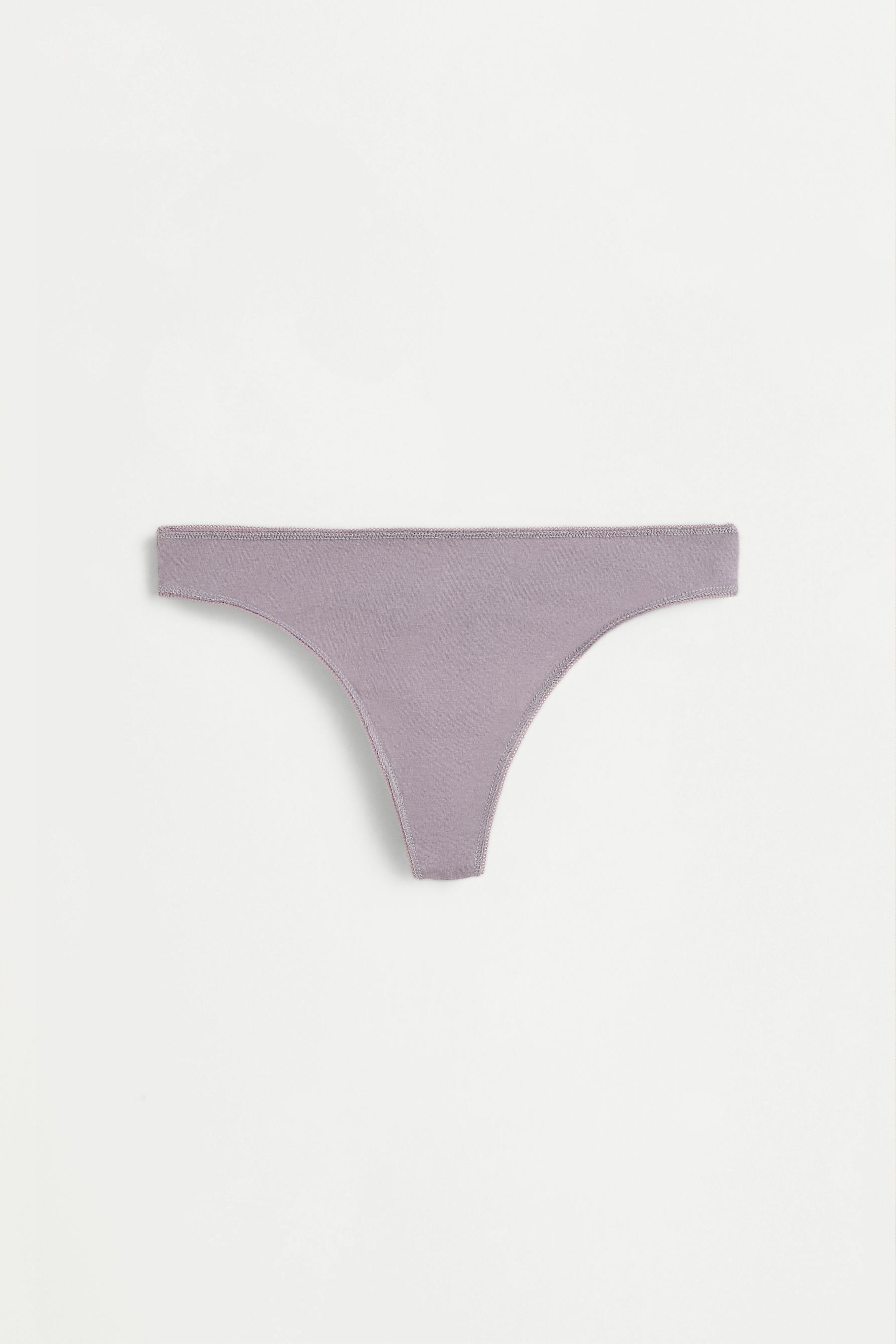Pack 7 cotton thongs — VARIOUS