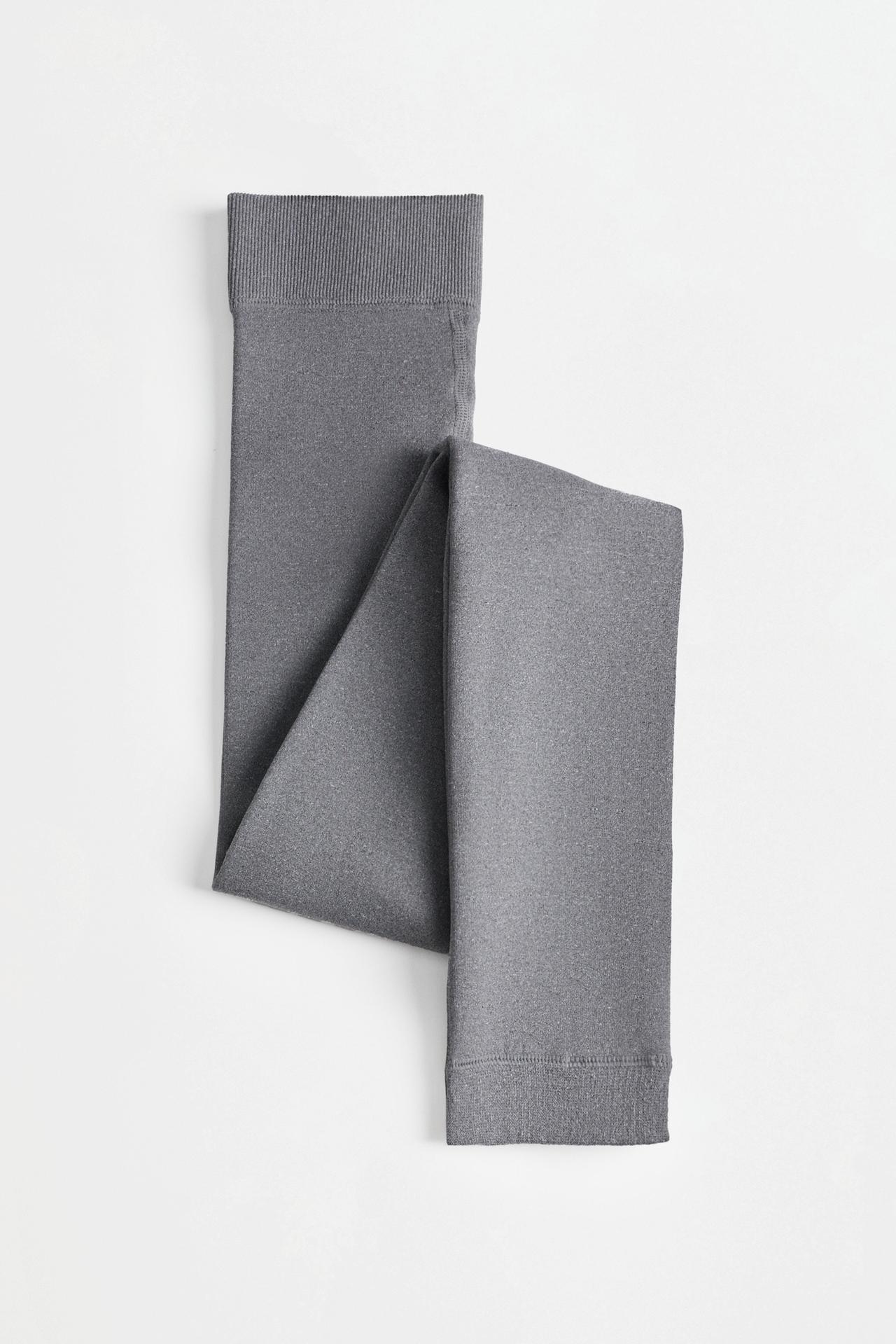 200 denier thermal leggings — GREY MARL