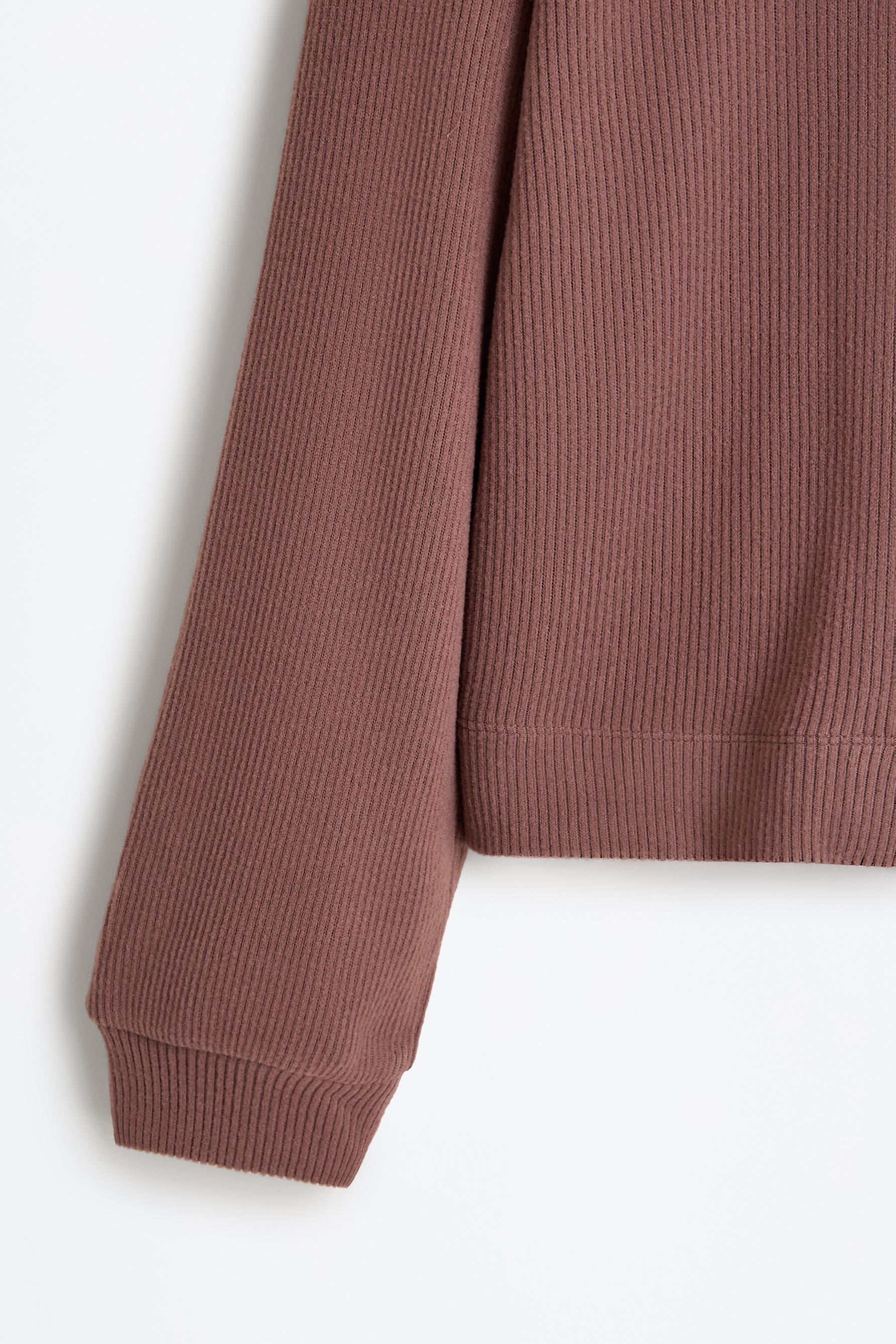 Kesim detaylı fermuarlı sweatshirt - | LEFTIES Turkey