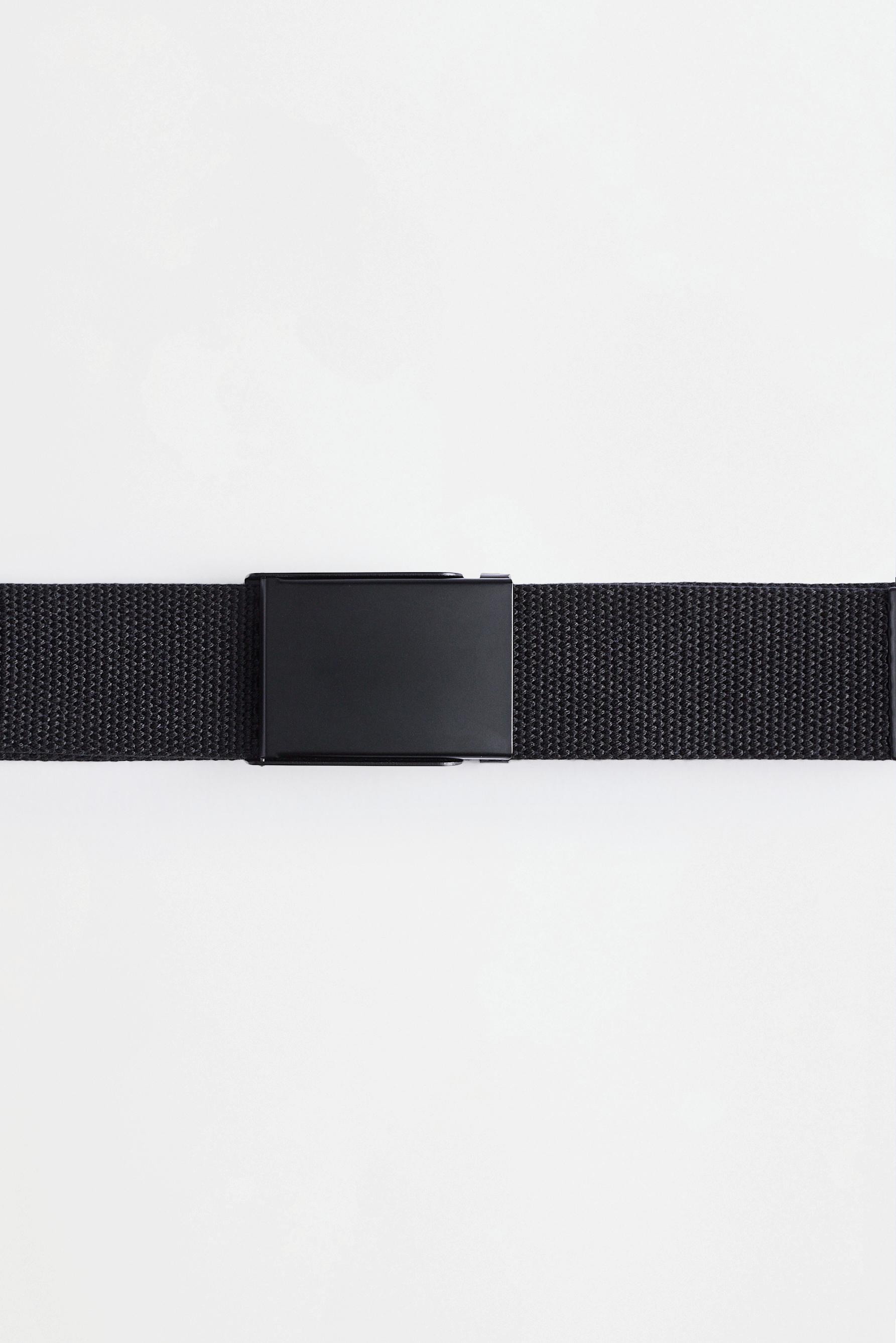 Textured belt — BLACK