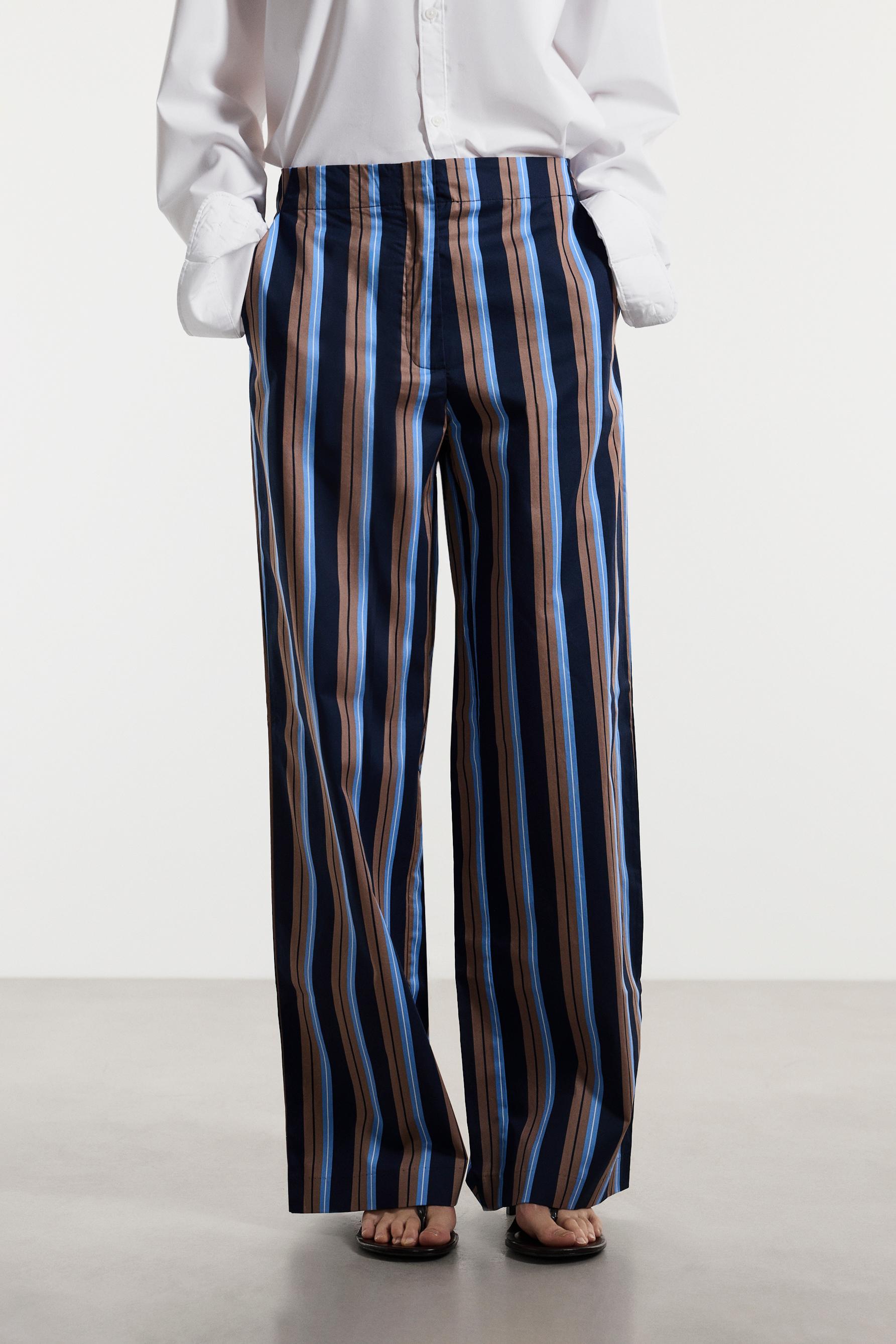 Striped trousers — BLUE TONES