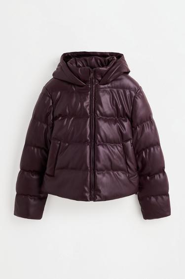Padded leather effect jacket — MAROON 6