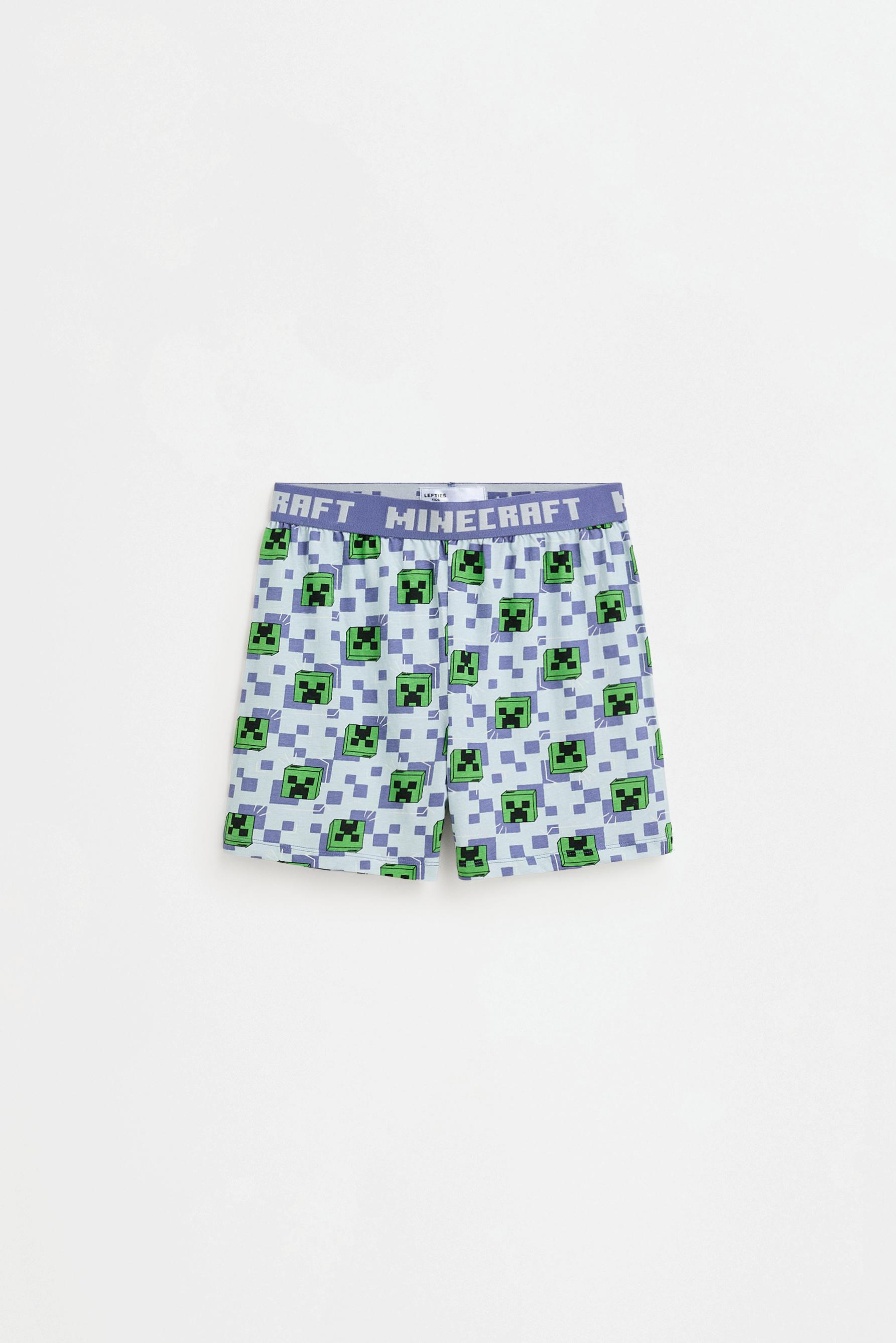 Short Minecraft pyjamas — OFF WHITE