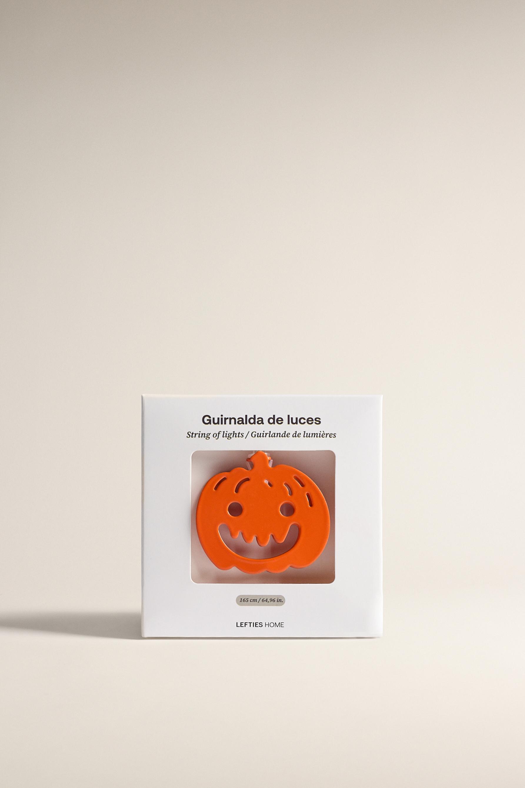 Guirnalda de luces calabazas
