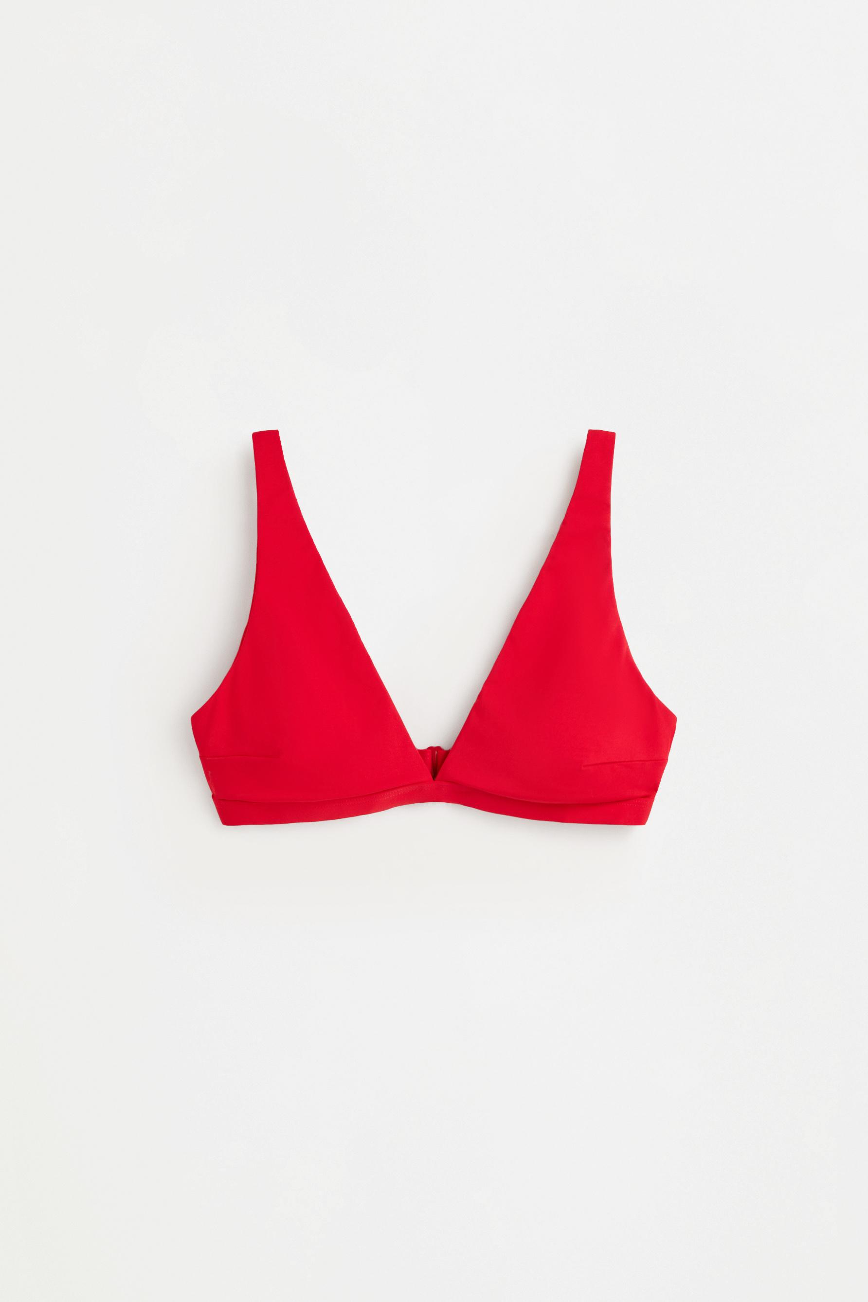 Basic bikini top — RED