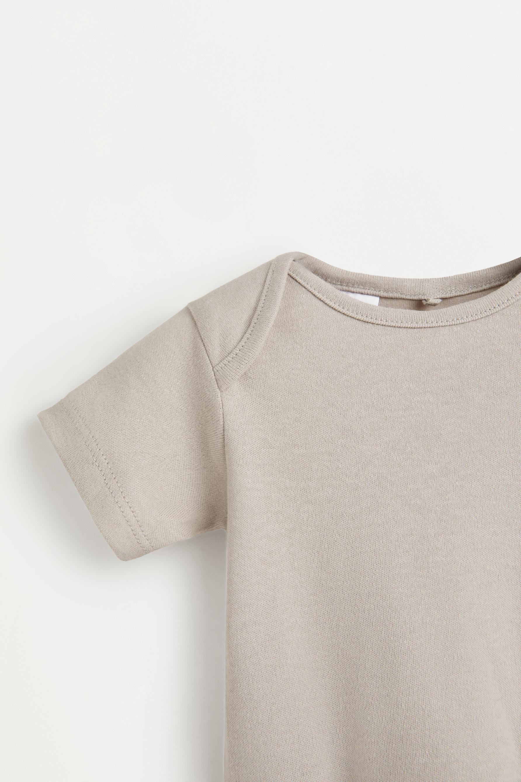 Plain bodysuits (Pack of 4) — PALE GREY