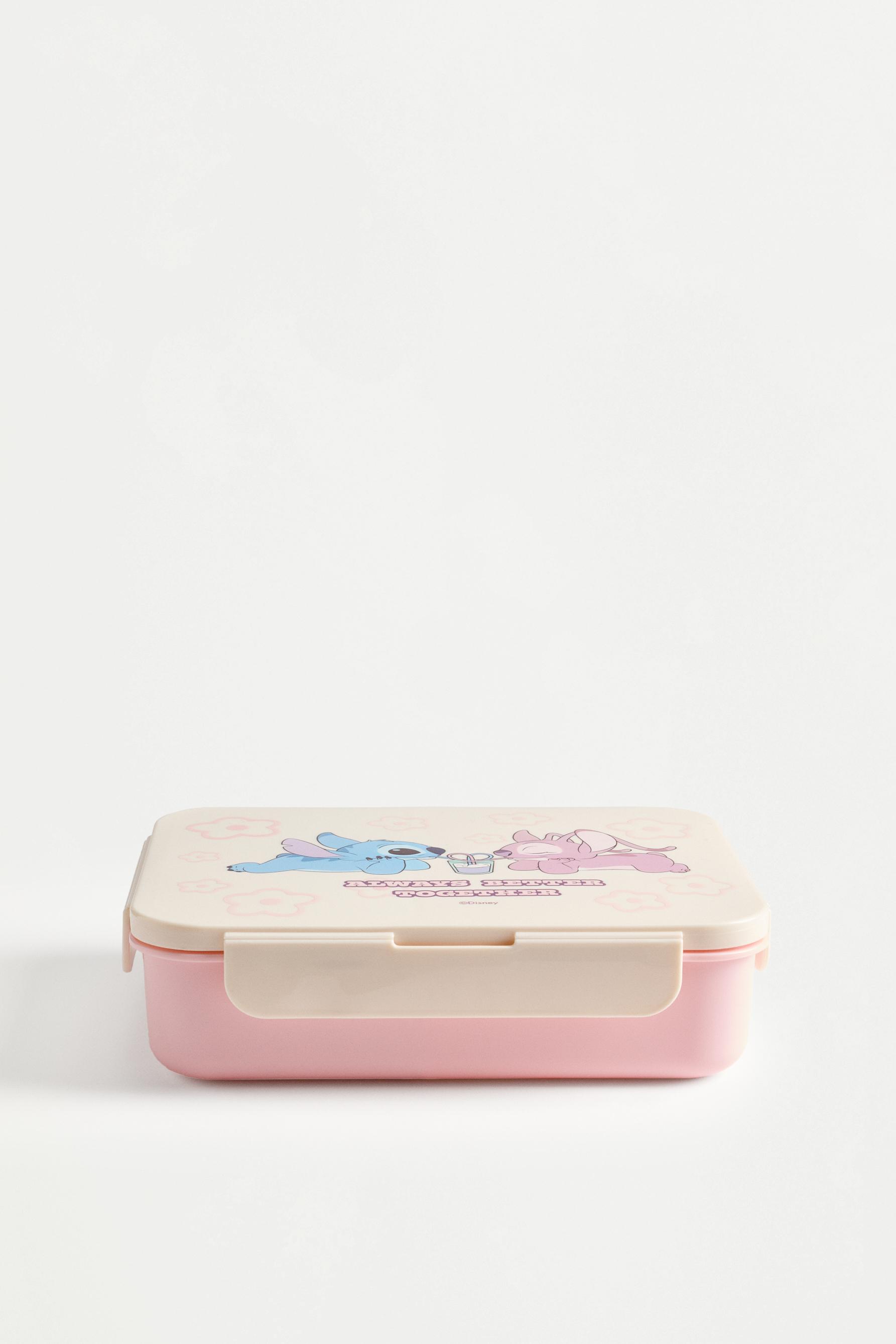 Stitch & Angel ©Disney compartment lunch box — BEIGE