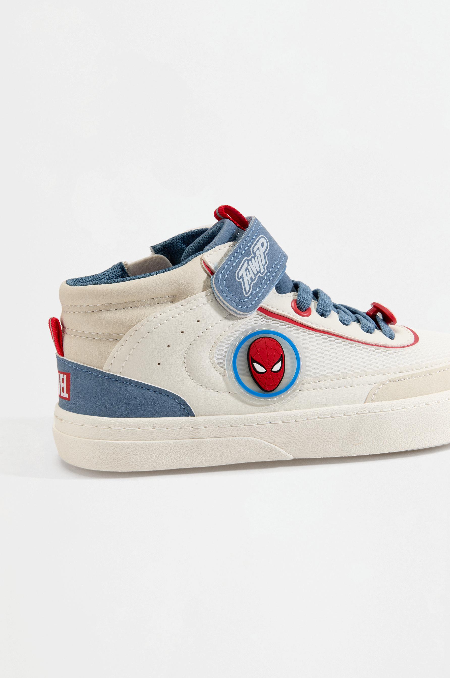 Spiderman ©Marvel Barefoot Basketball Sneakers — WHITE