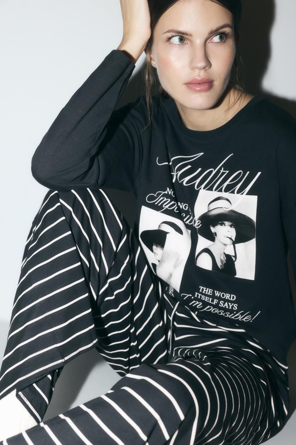 Audrey Hepburn pyjamas