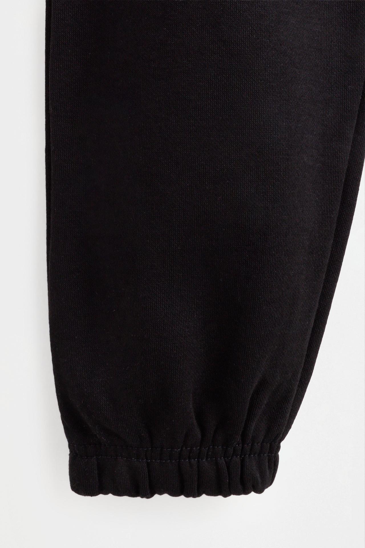 Plush trousers — BLACK