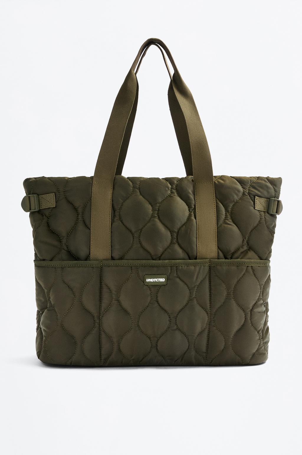 Undetectd quilted shopper bag