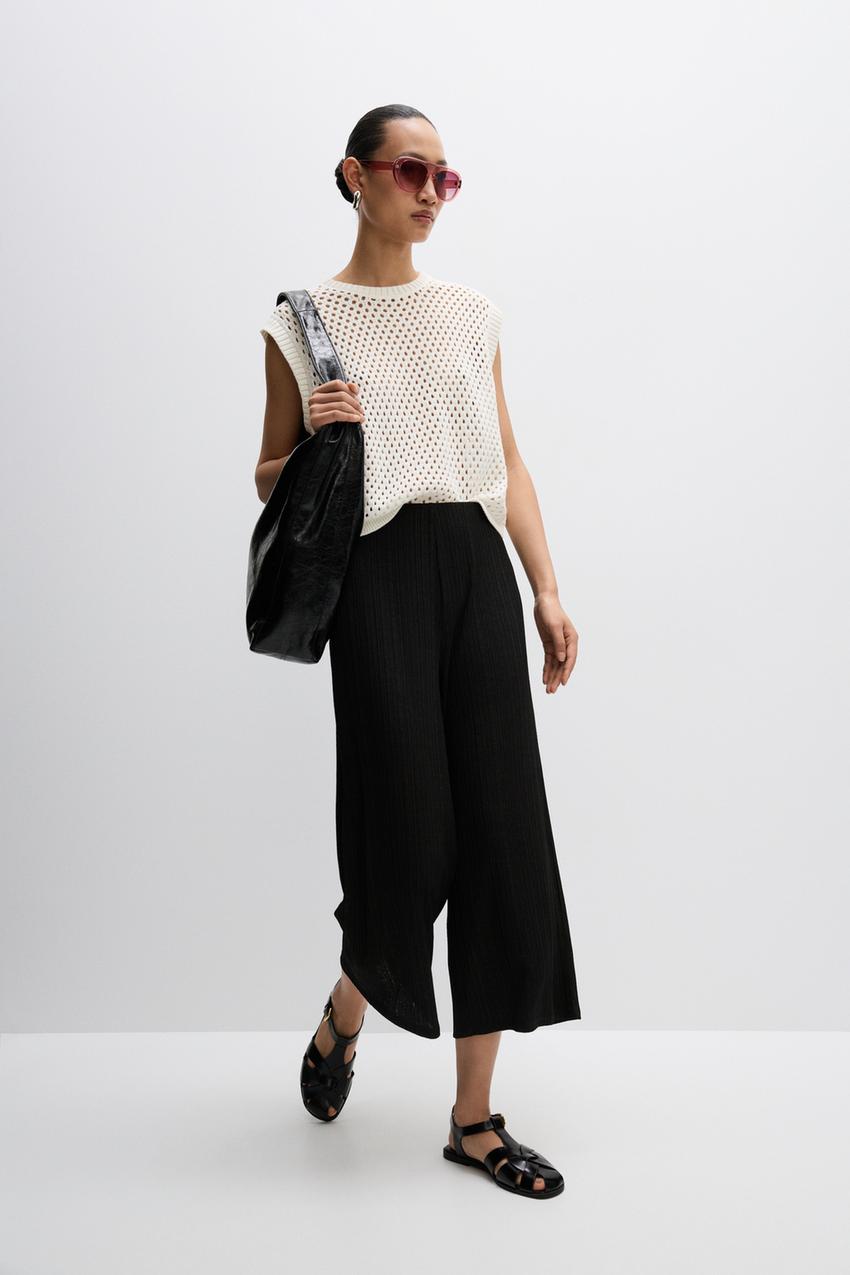 Culottes Trousers CLOTHING Woman Lefties Morocco