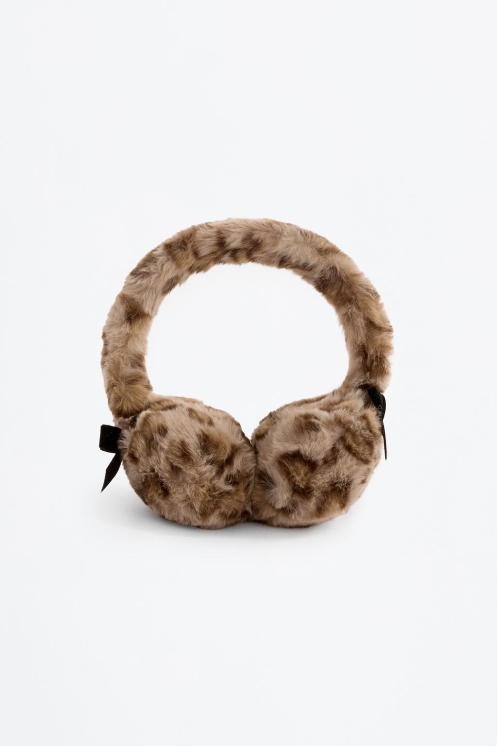 Animal print earmuffs