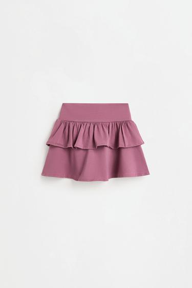 Ruffled skirt — PLUM 2