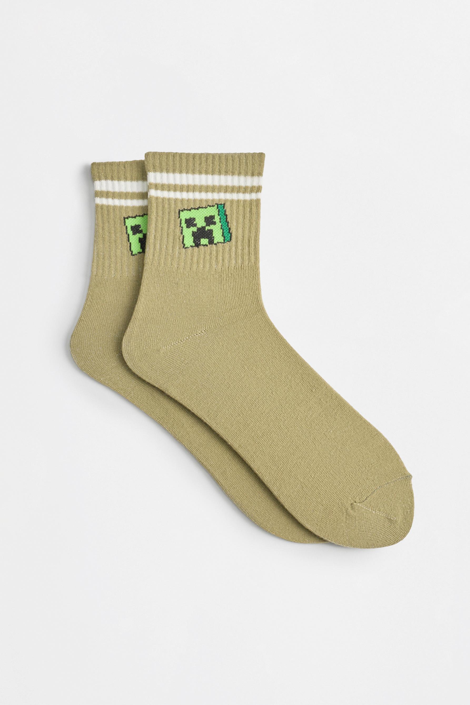 Minecraft Ankle Socks (4-Pack) — INDIGO BLUE