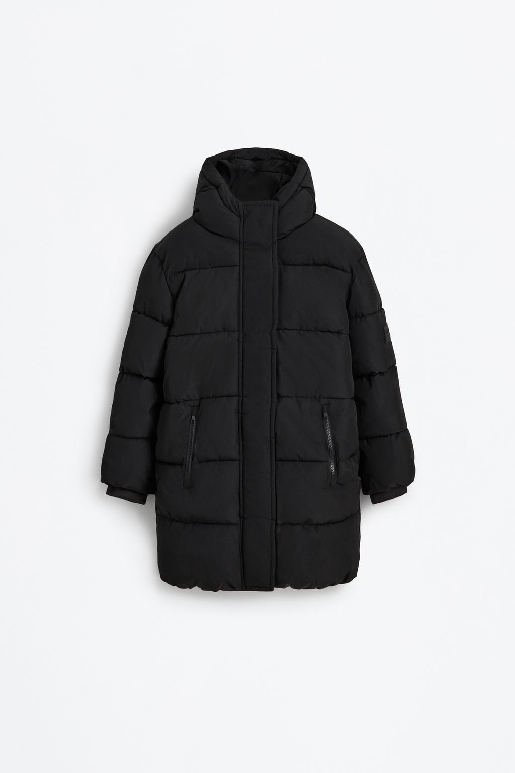 Long quilted jacket