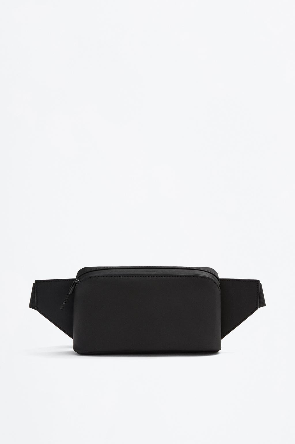 Rubberized belt bag