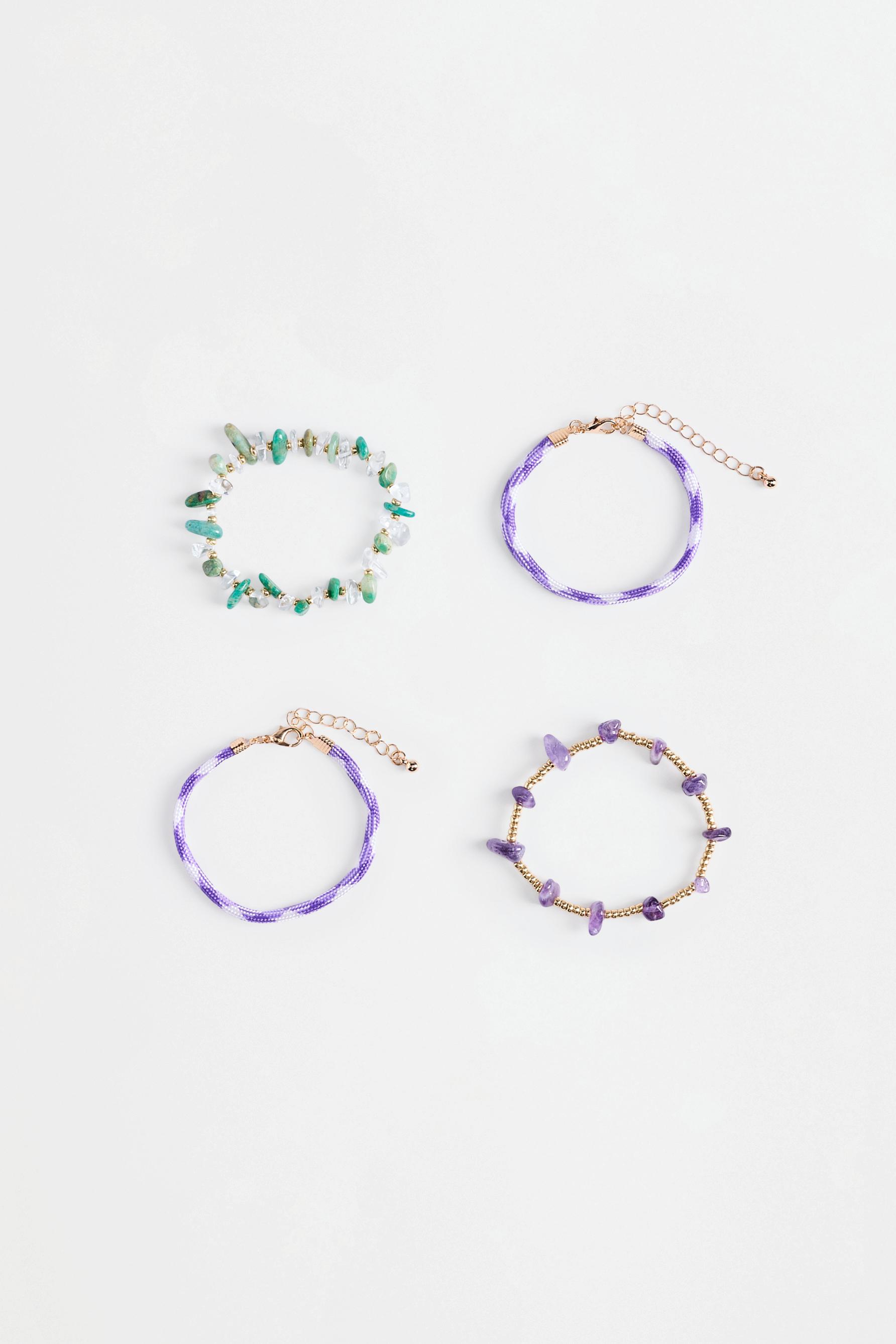 Assorted bracelets (4-pack) — VARIOUS