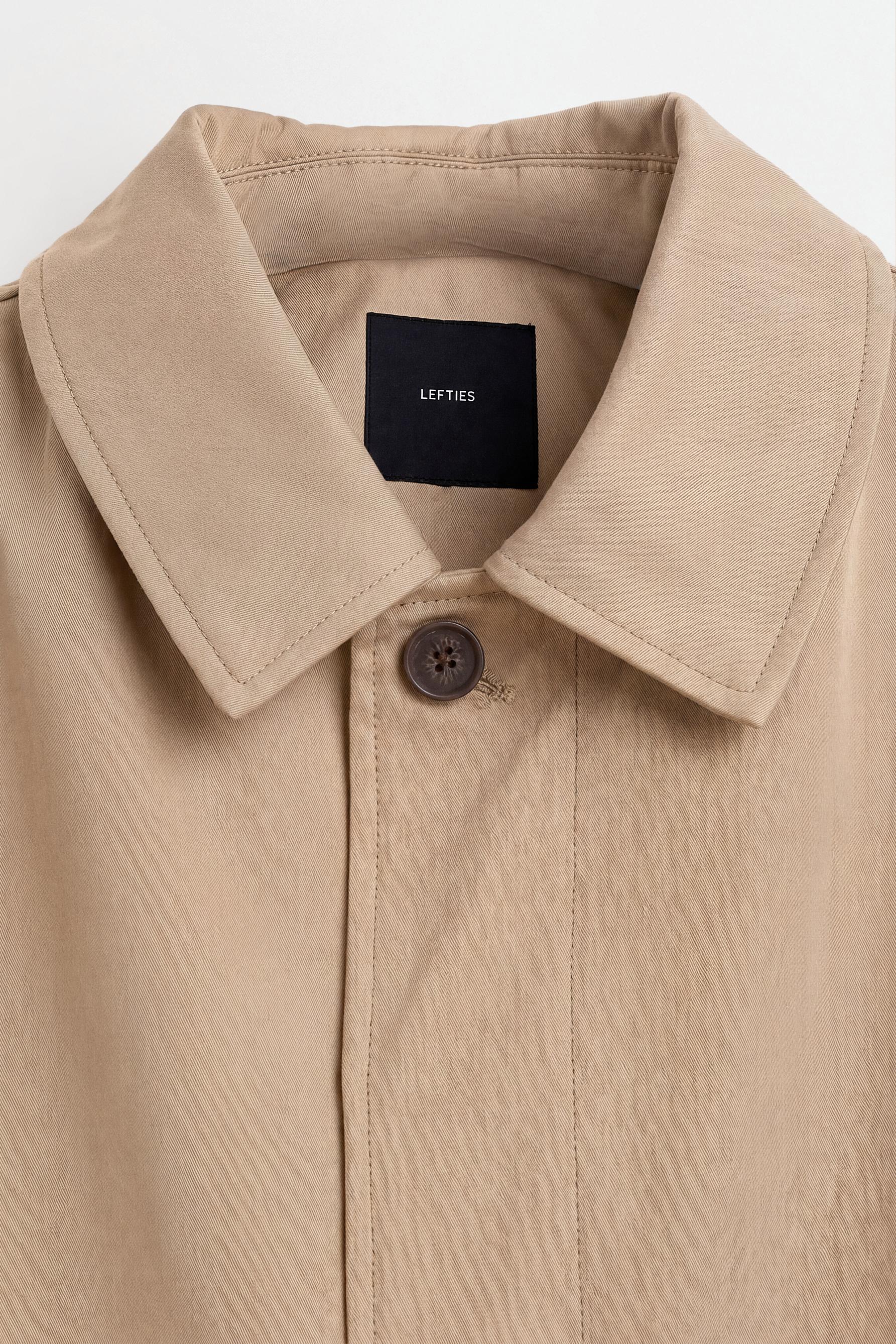 Oversized trench coat — ECRU