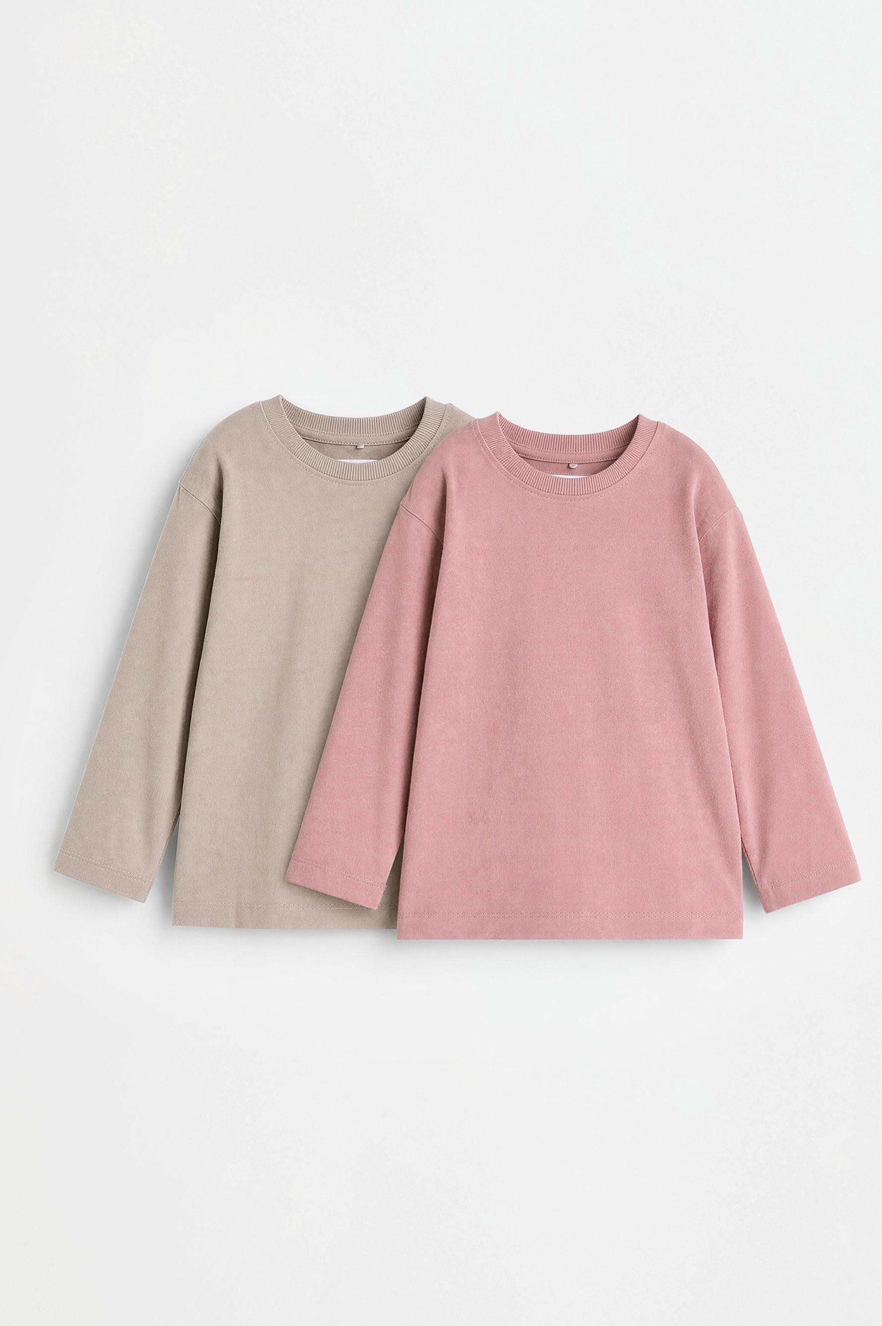 2-pack of plain T-shirts — PINK