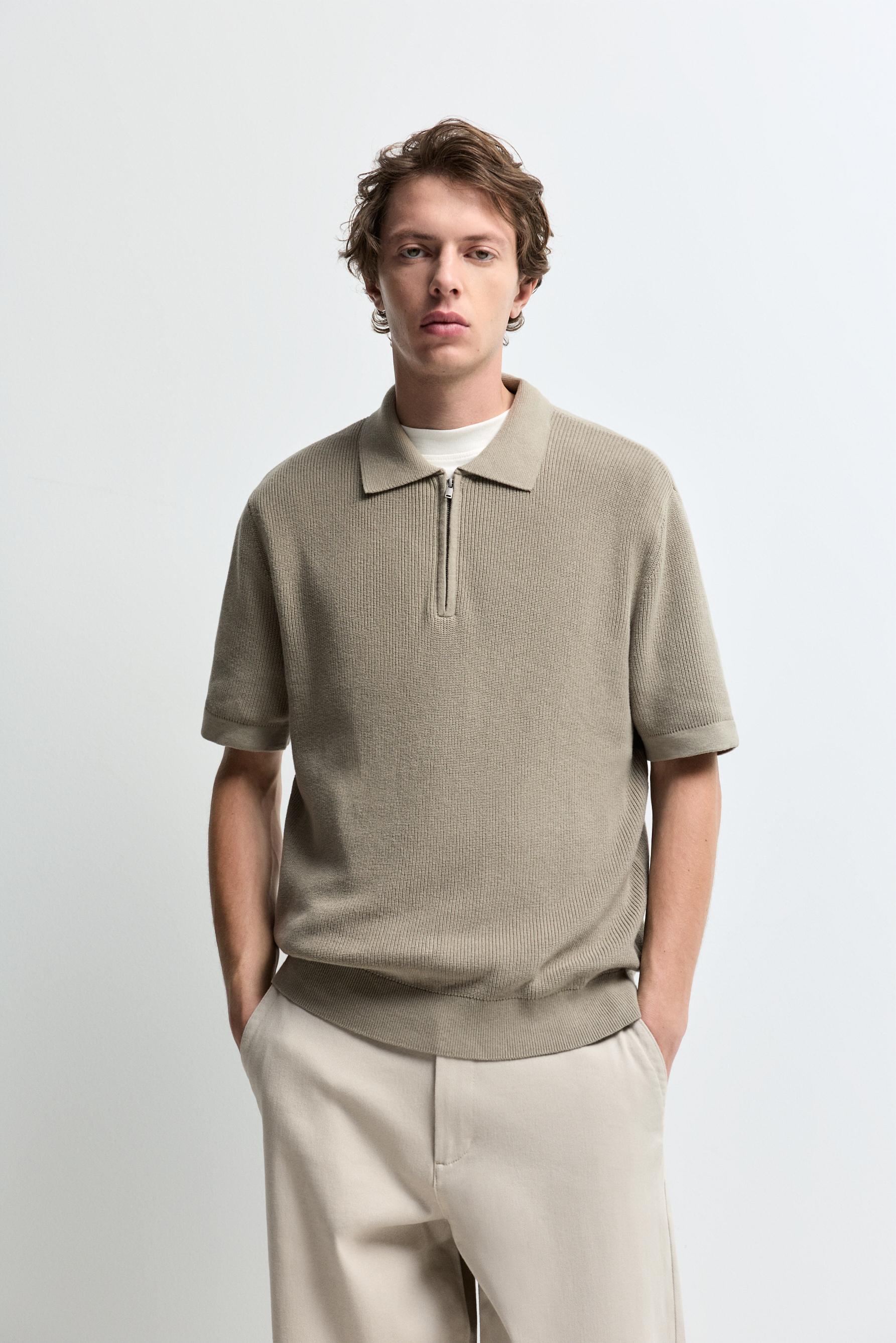 Polo punto cremallera