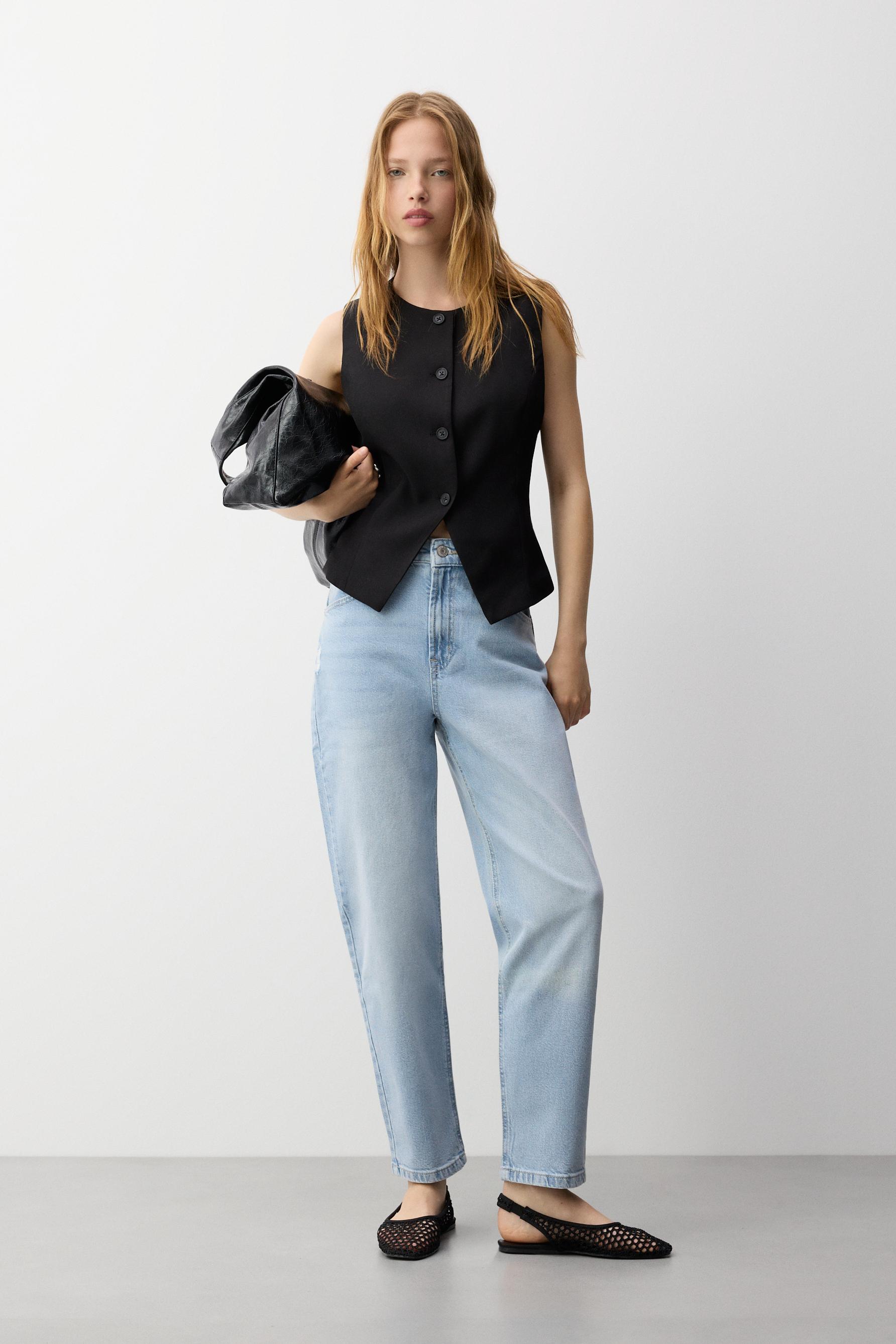 Mom fit jeans — PALE BLUE