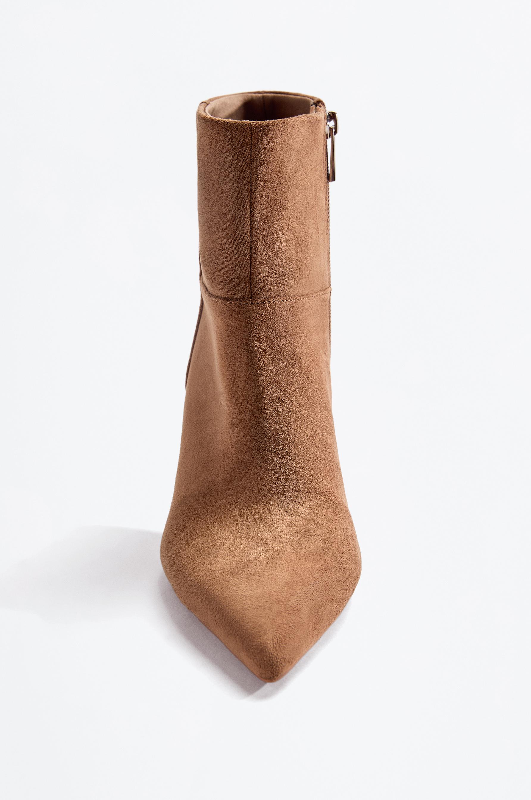 Lefties Bej Lefties Suni Süet topuklu bilekte bot