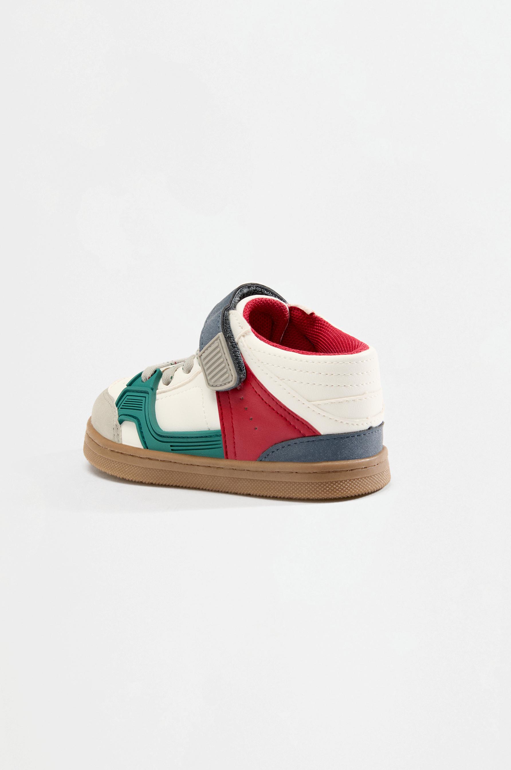 High-top sneaker — WHITE