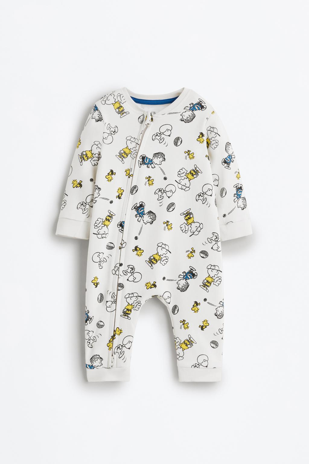 Snoopy Peanuts™ interlock sleepsuit