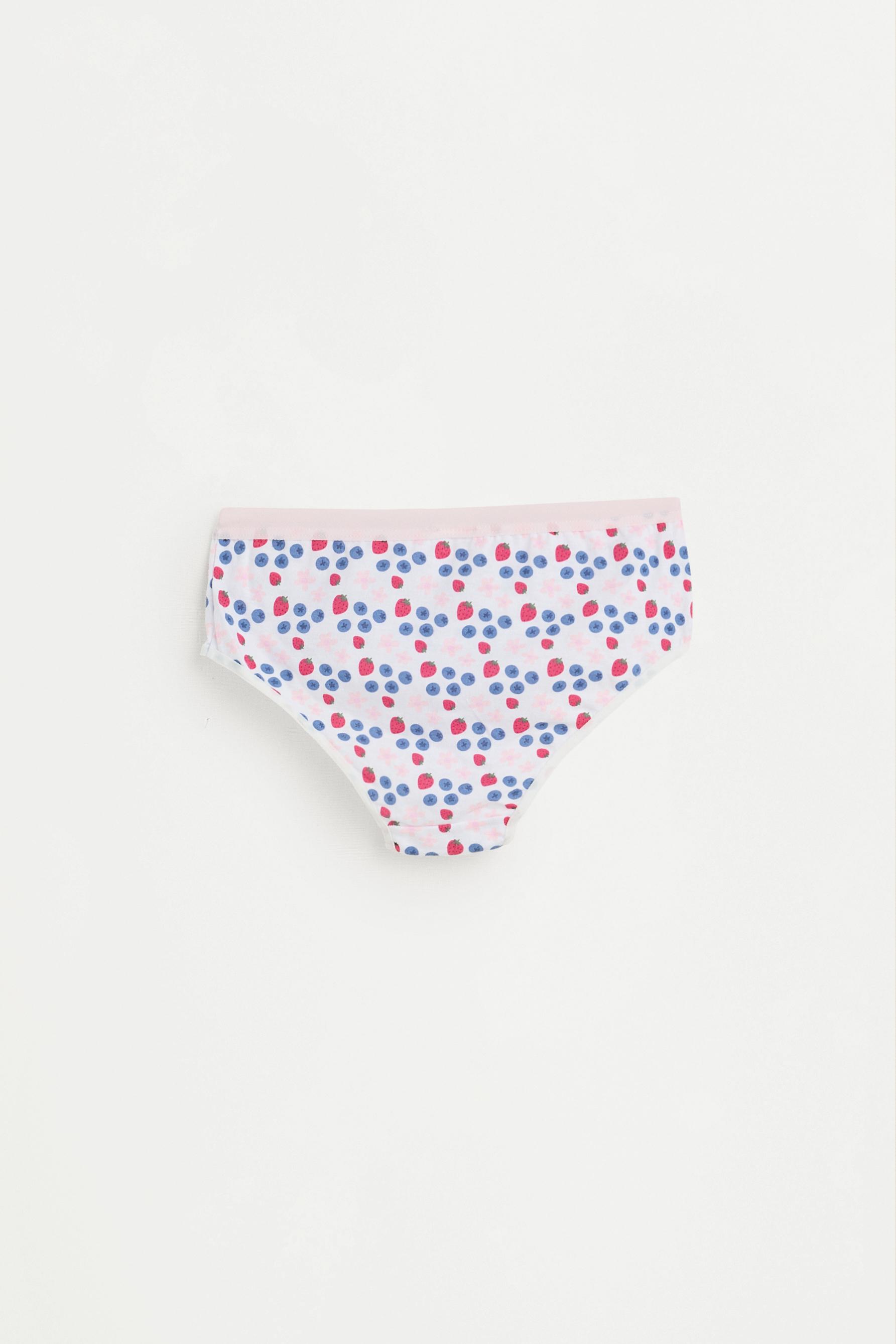7-pack fruit hipster briefs — PINK